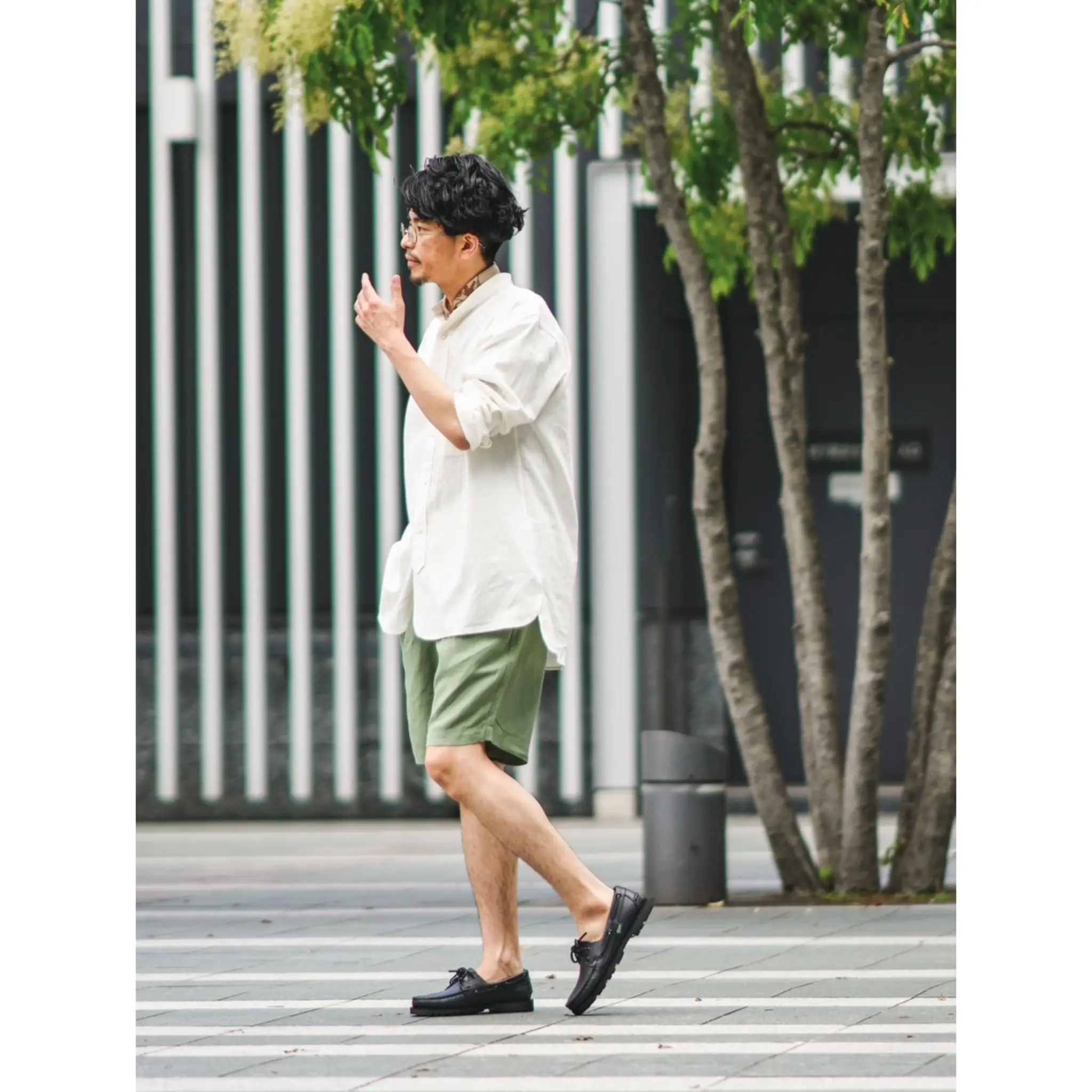 Searoomlynn リネンシャツ、ショートパンツ おおっ セット