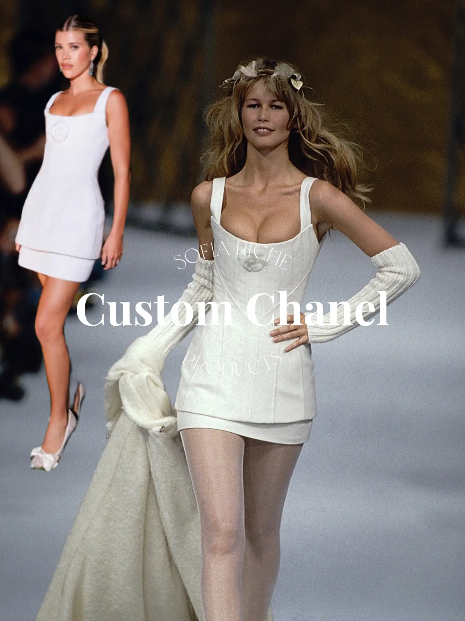 Sofia Richie wore three custom Chanel wedding dresses