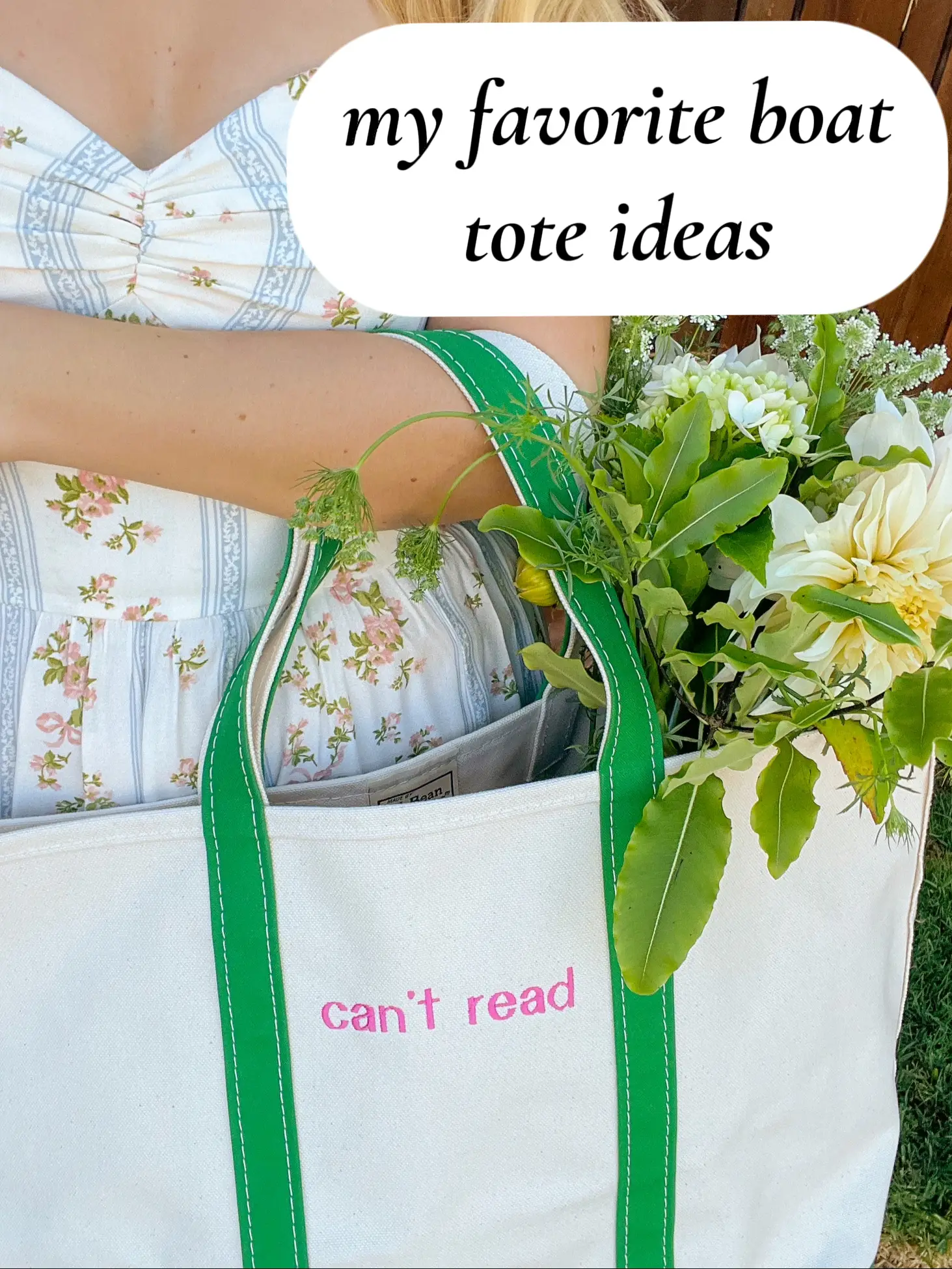 ironic boat and tote ideas