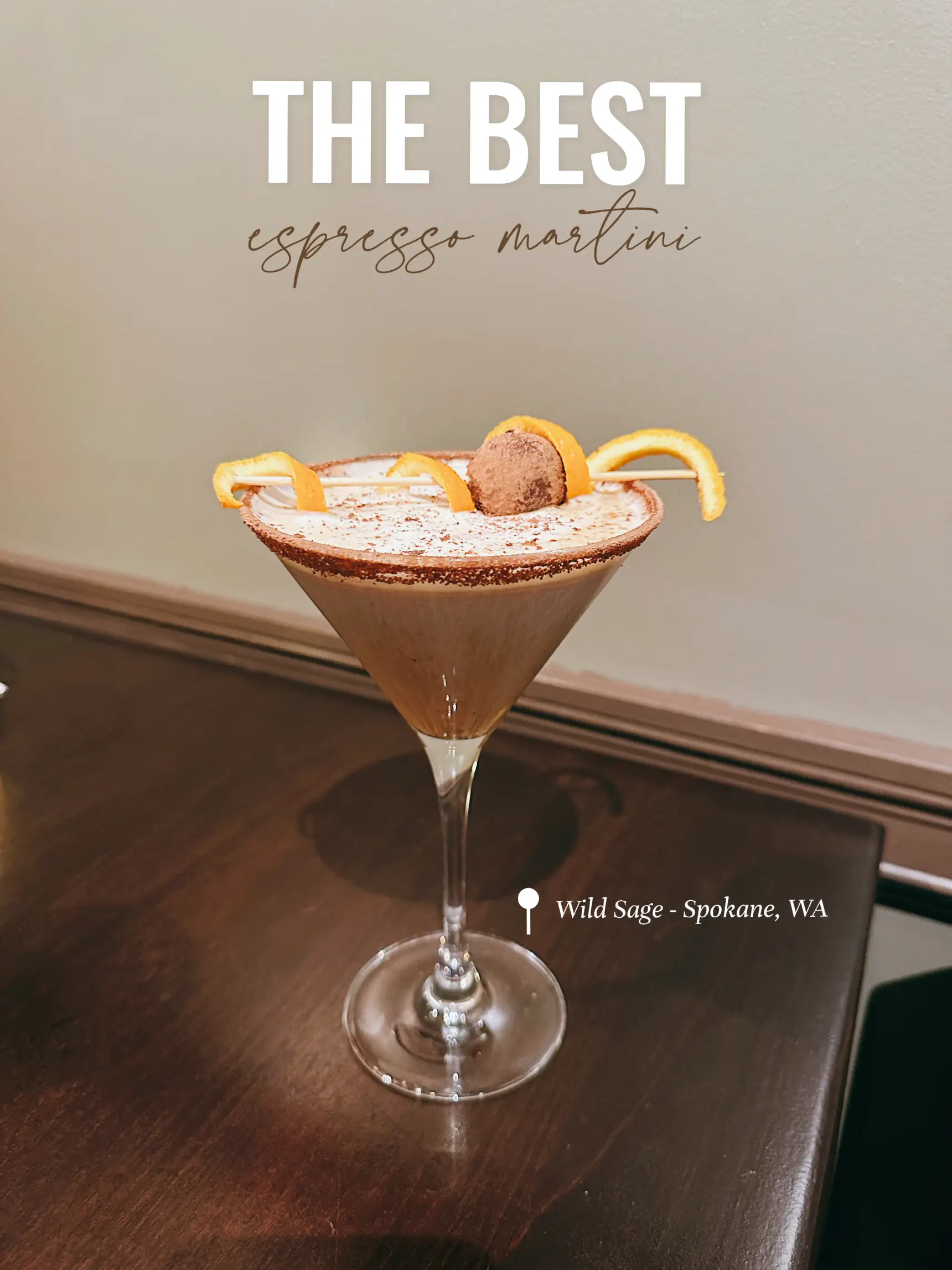 From bean to martini glass, our espresso martini is a labor of