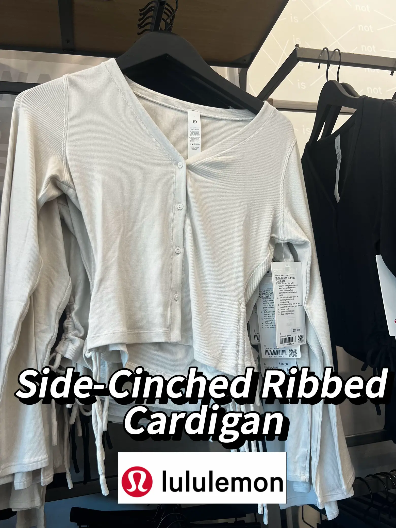 Anyone wear the side-cinch cardigan for exercise? : r/lululemon