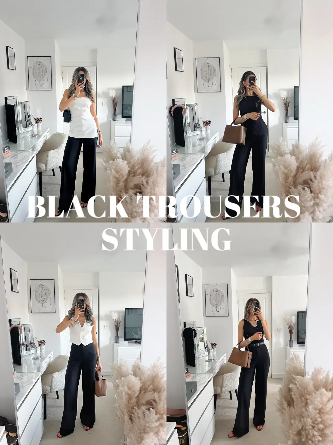 BLACK TROUSERS STYLING 🖤, Gallery posted by Emily Claire