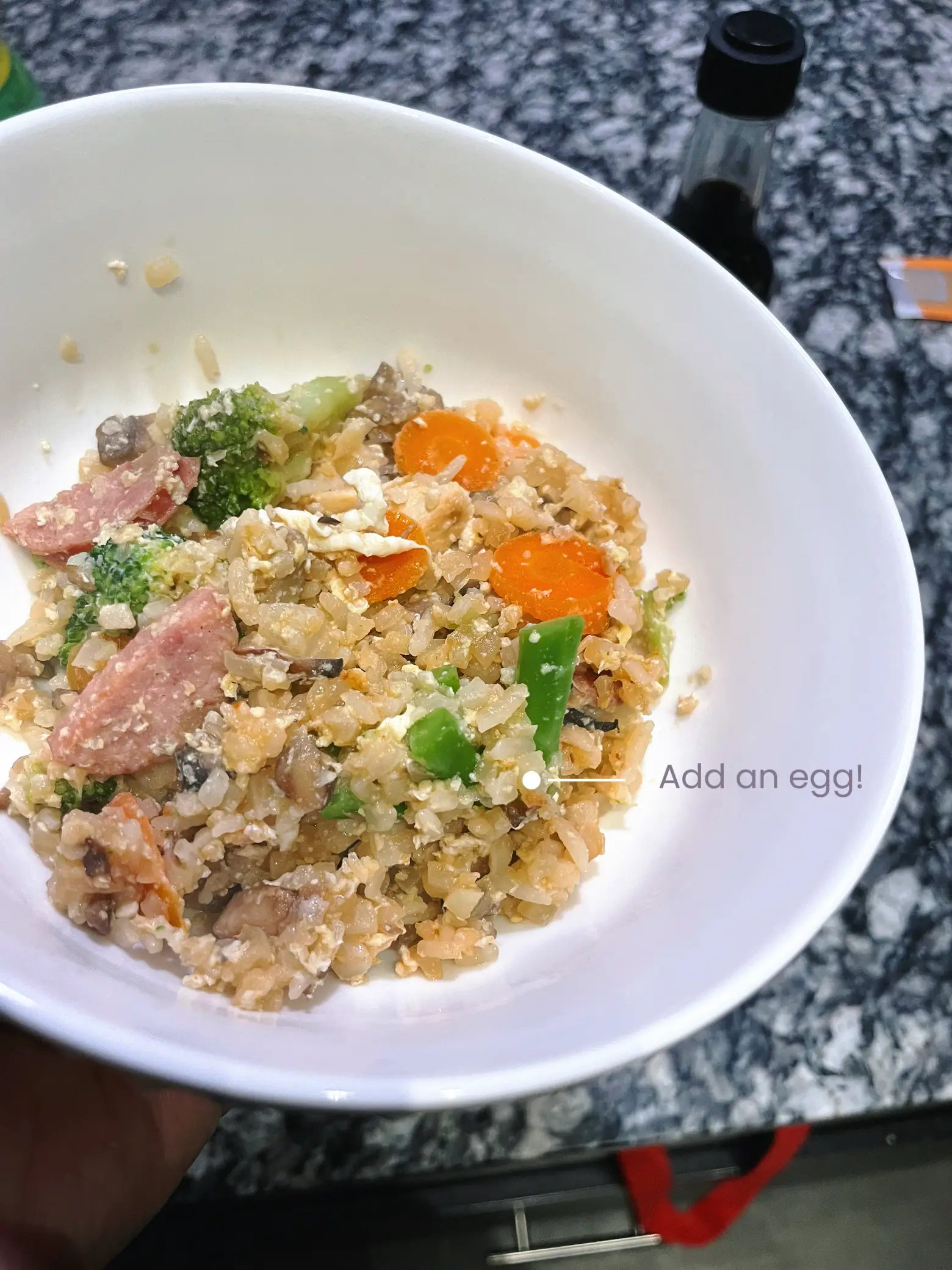 How to make Chicken #FriedRice with Chopper Gravy, Chicken Chopper Rice