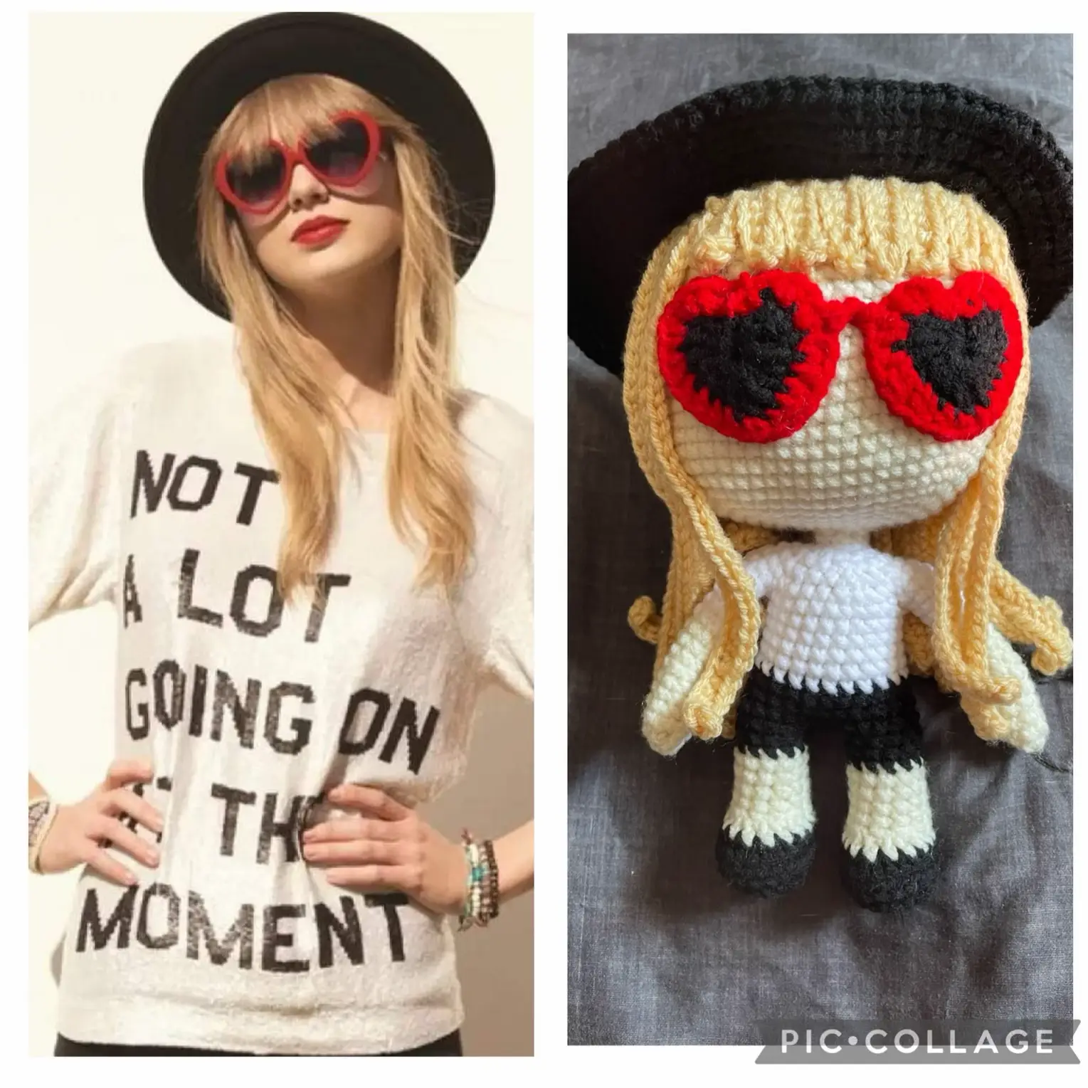 Taylor Swift Crochet Doll, Taylor Swift Fan Collectibles Gift, Amigurumi Taylor  Swift, Taylor Swift Plush, Folklore, Taylor Swift Cardigan 