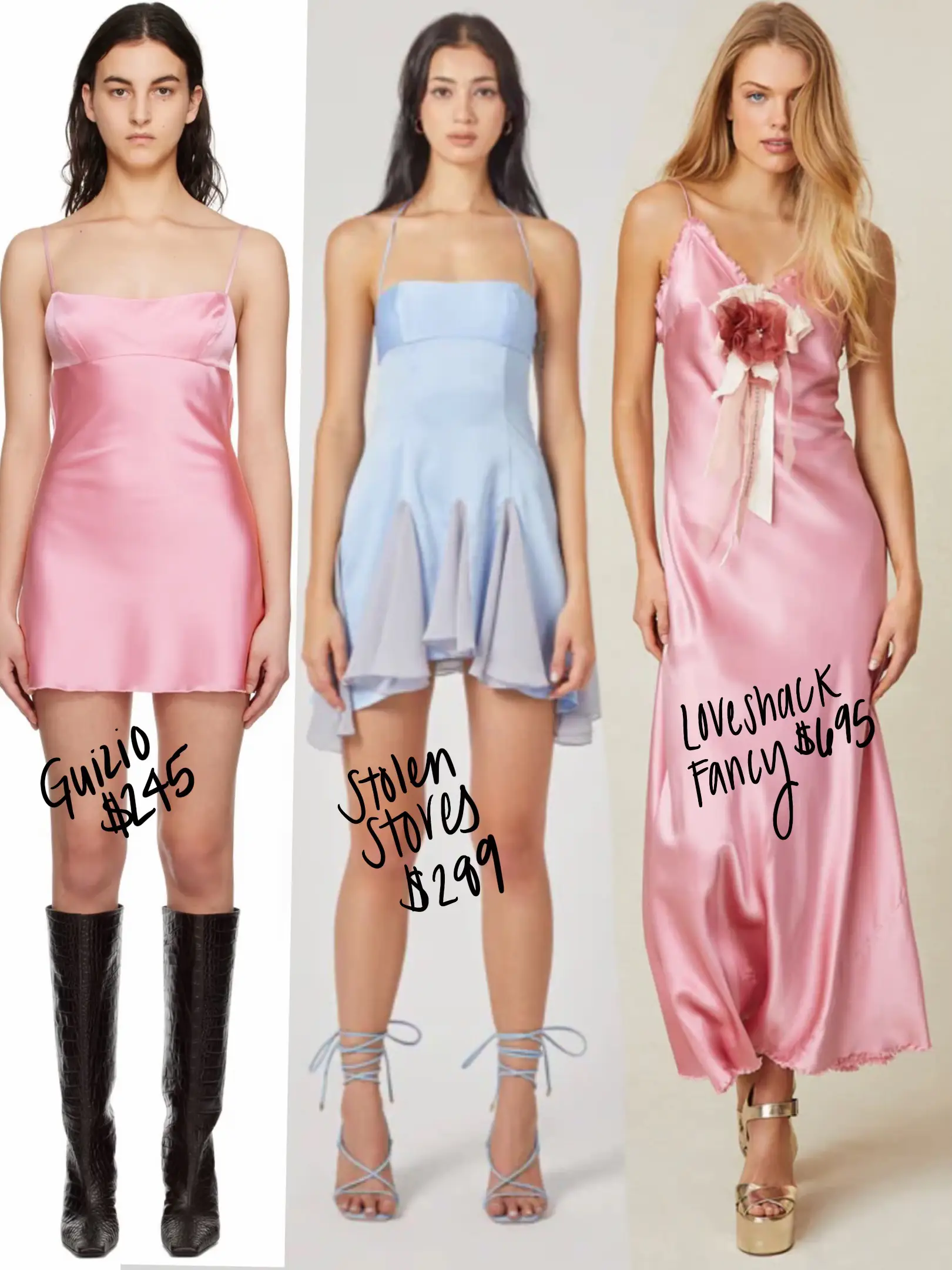 Danielle Guizio Sweetness Minidress Pink