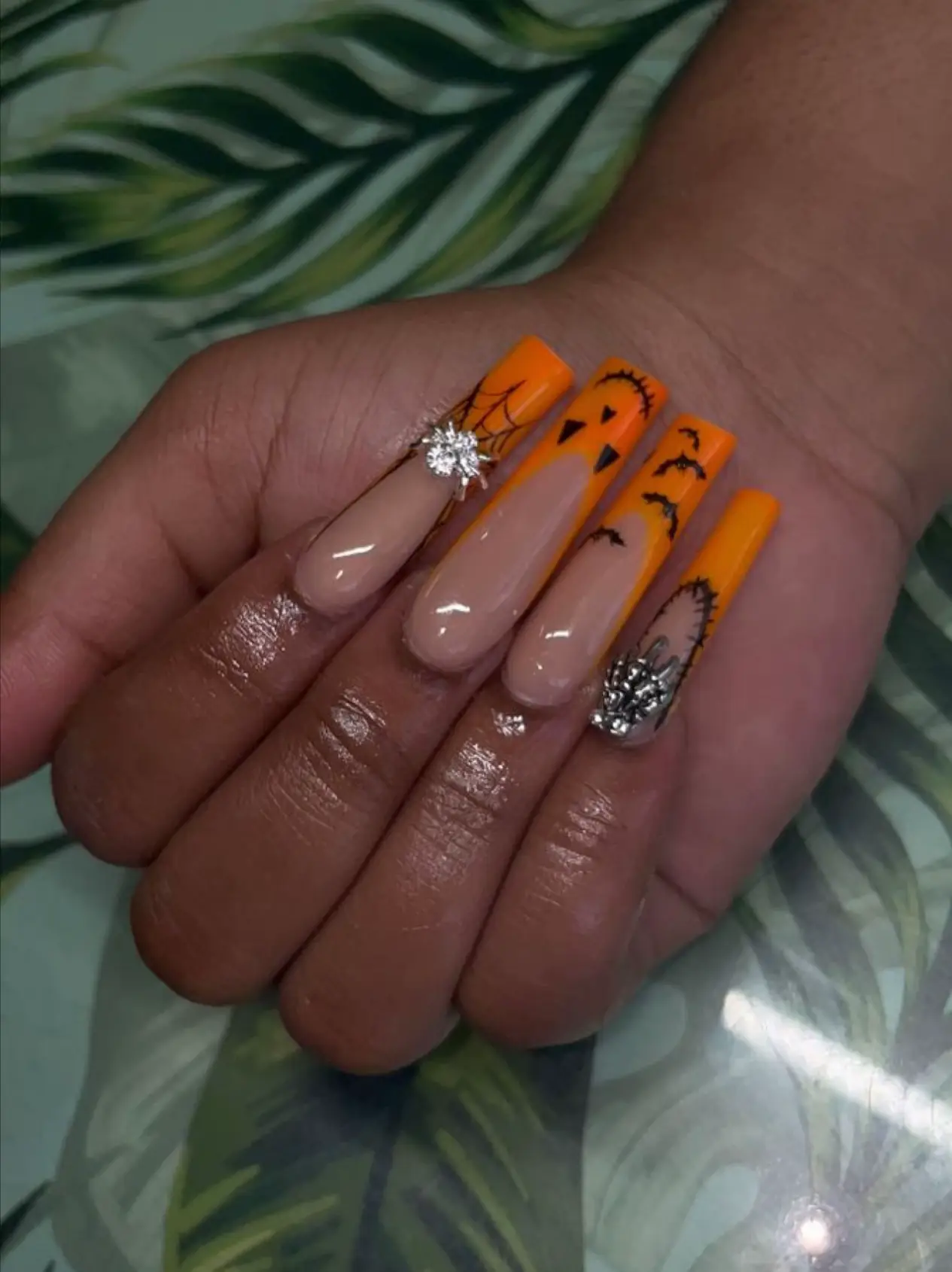 Pumpkin nails - Lemon8 Search