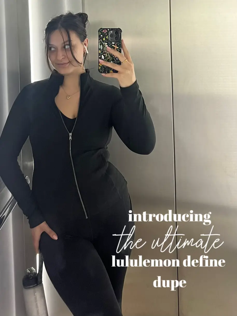 Lululemon Down For It All Jacket Dupe