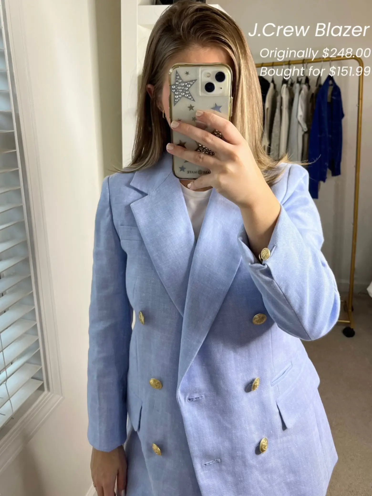 J crew double hot sale breasted suit