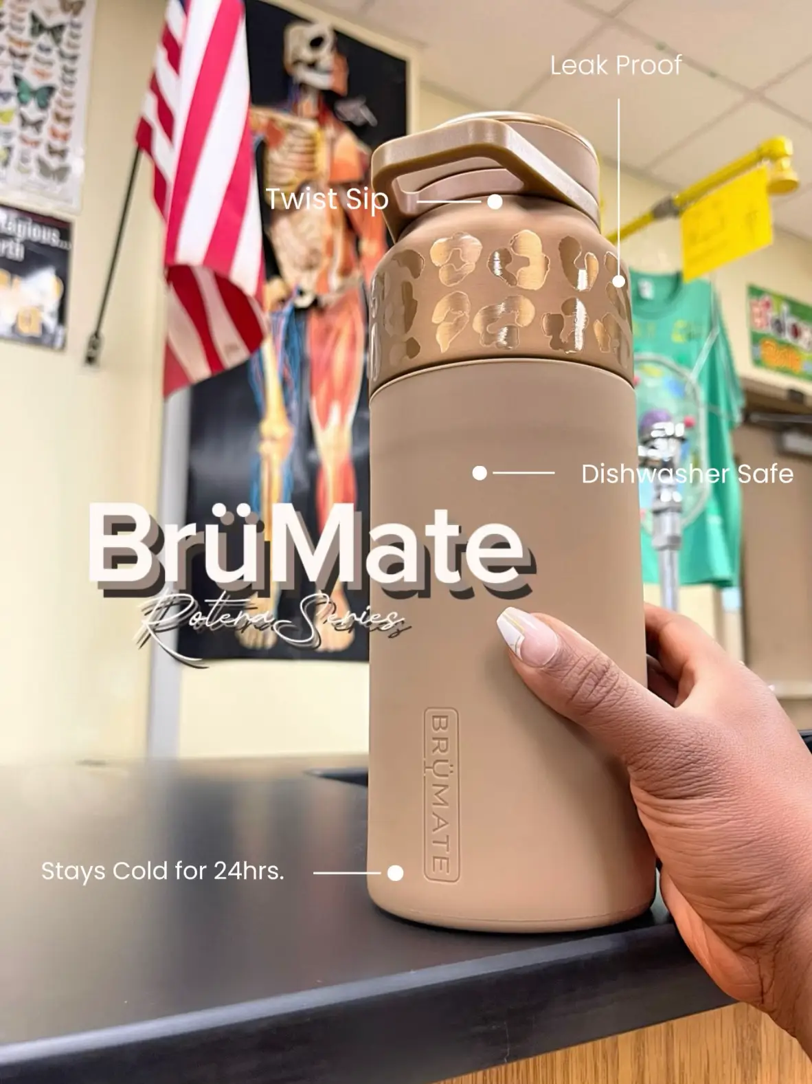 Brumate Rotera Insulated Water Bottle