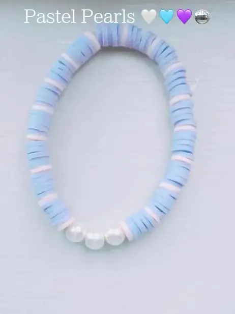 Clay Bead Bracelet - Ideas  Make clay beads, Clay beads, Beaded bracelets  diy