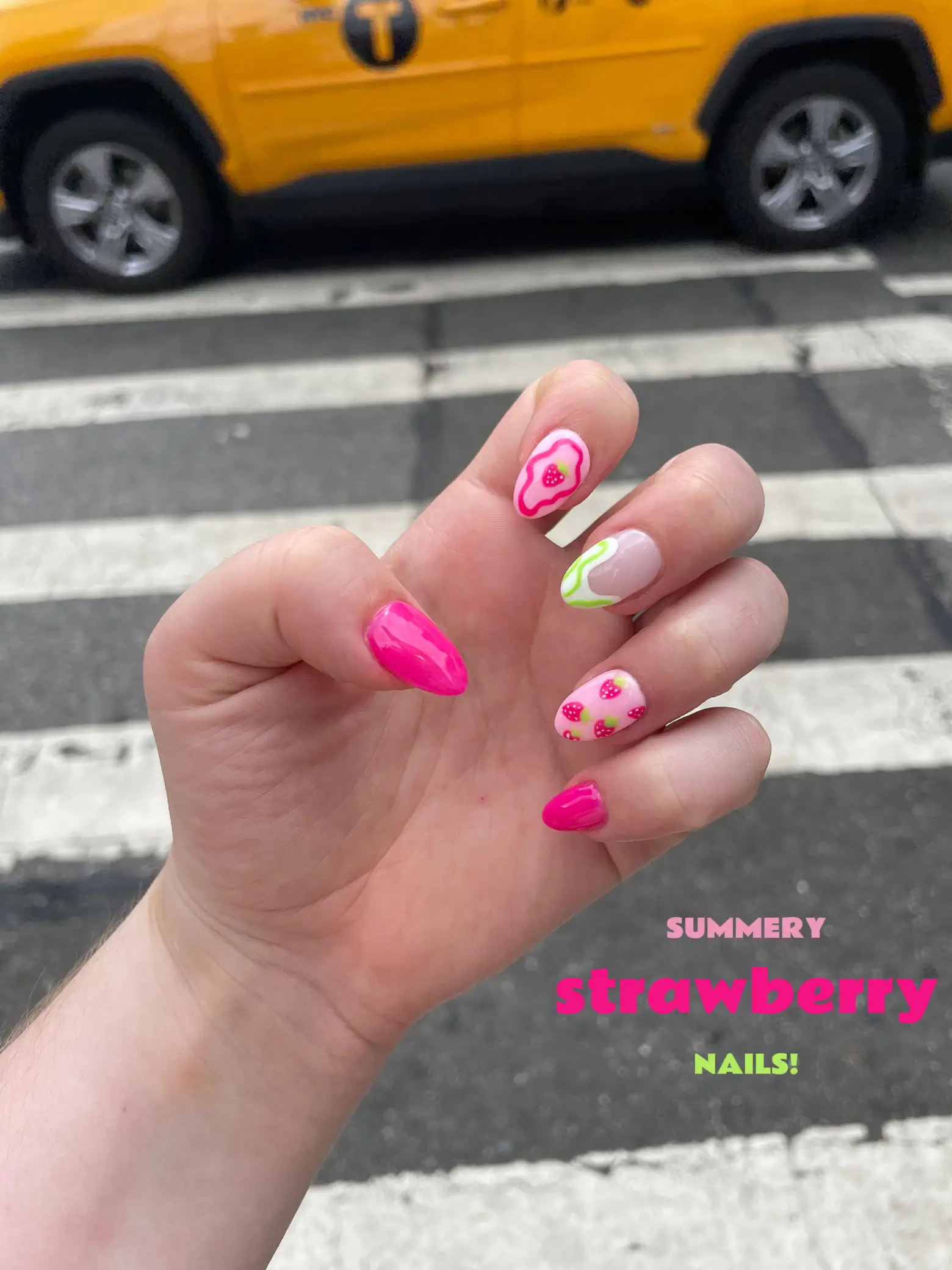 strawberry nail art 💅🏻🍓, Gallery posted by Bailey ✨