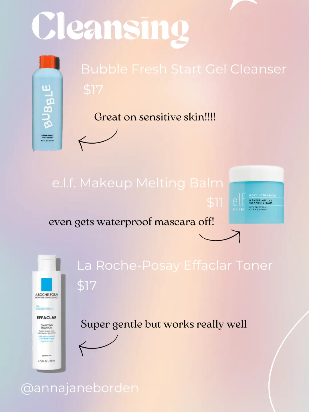 Bubble Skincare  Fresh Start Gel Facial Cleanser For All Skin Types