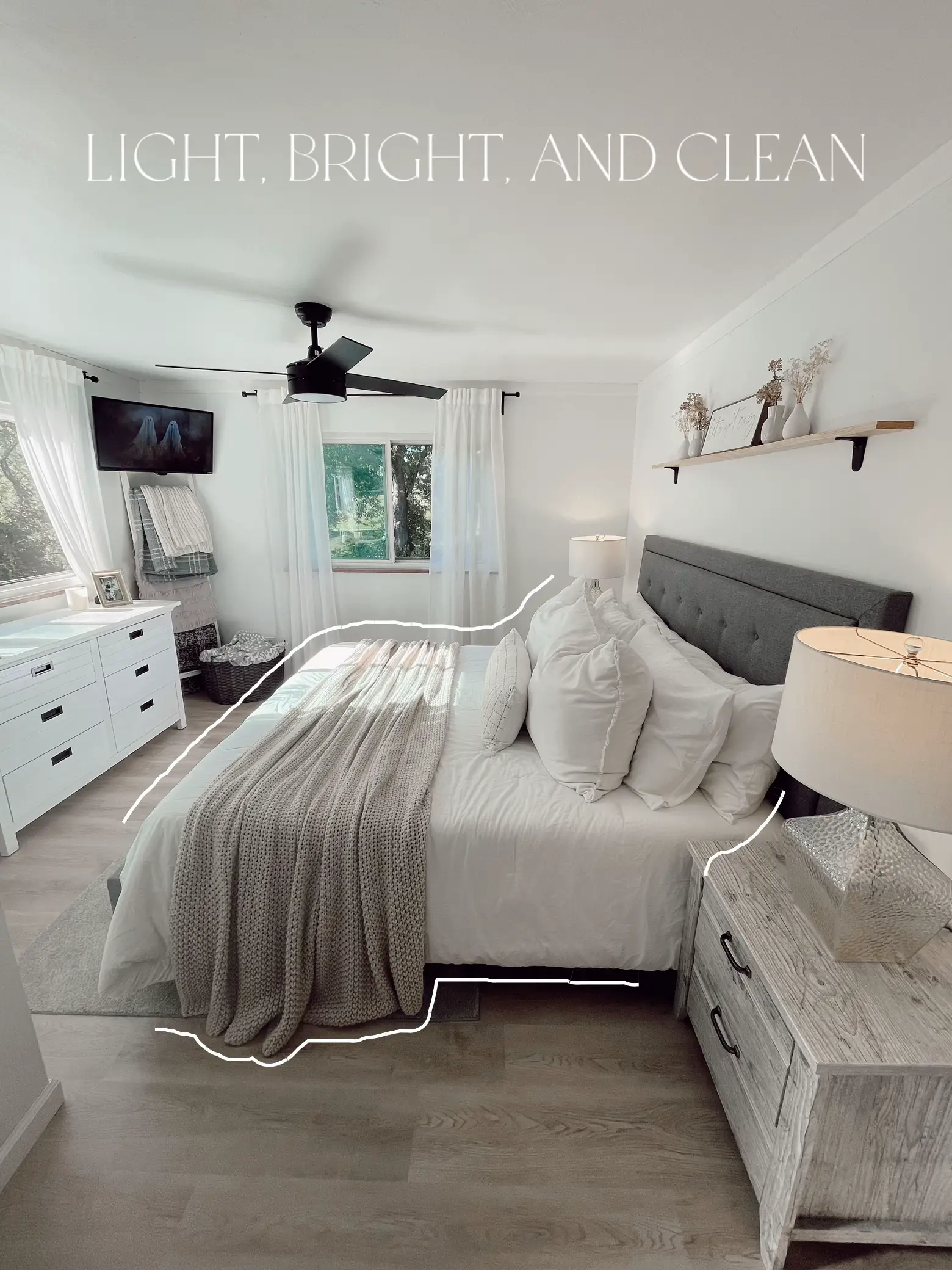 Light bright deals bedroom ideas