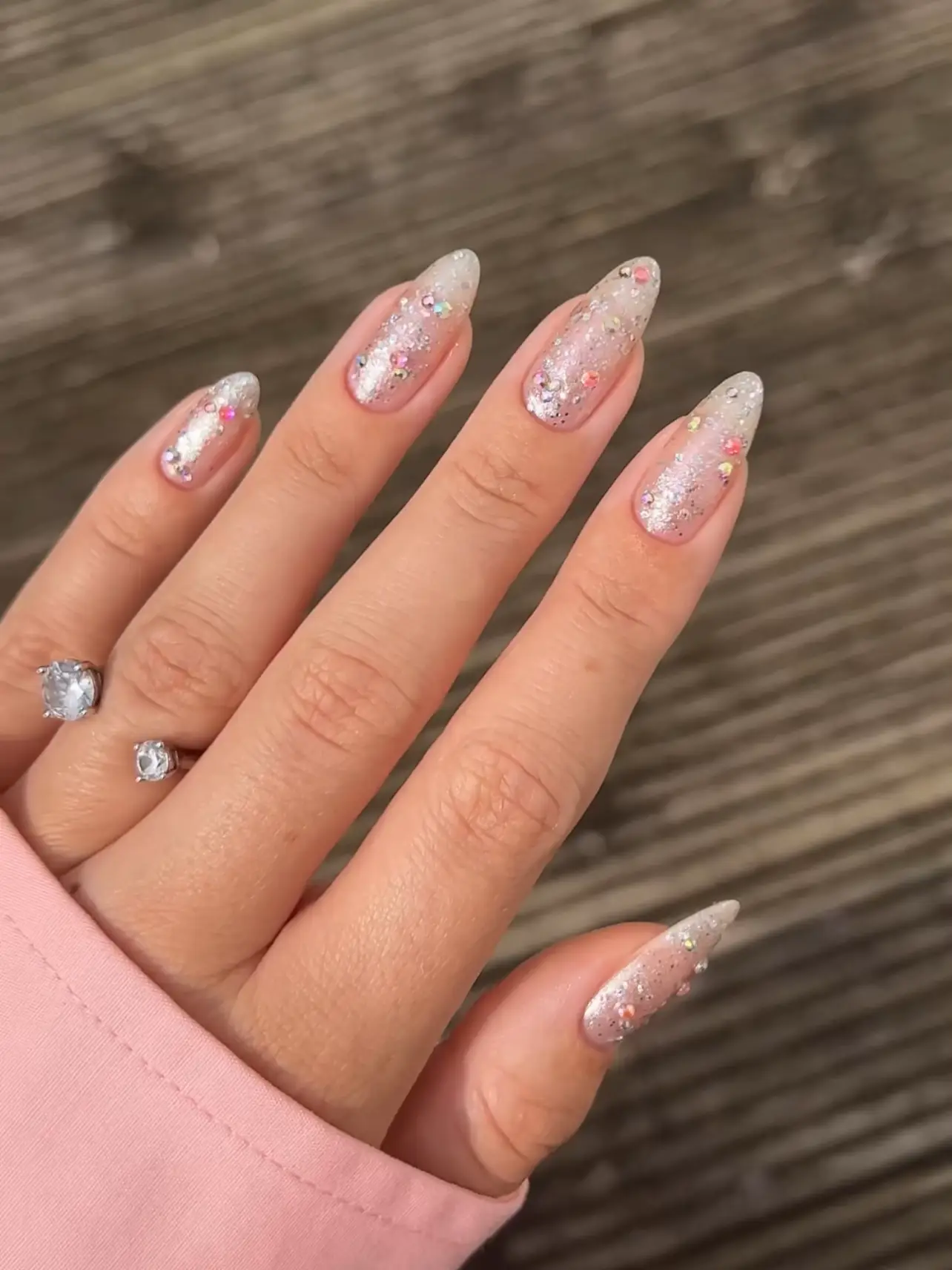 How to apply nail art gems/crystals💎💖