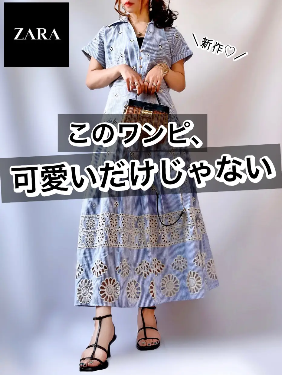 ZARAの綺麗めワンピース👗✨ | 𝐓𝐚𝐤𝐚𝐤𝐨｜160cmが投稿した