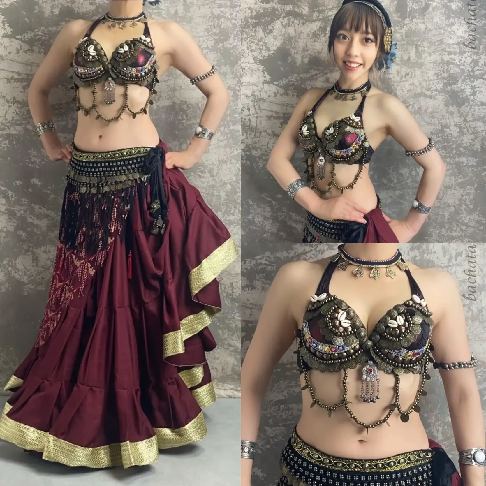 トライバルフュージョン、ゴシックなスタイルのブラ🖤 ビンテ | bellydanceが投稿したフォトブック | Lemon8