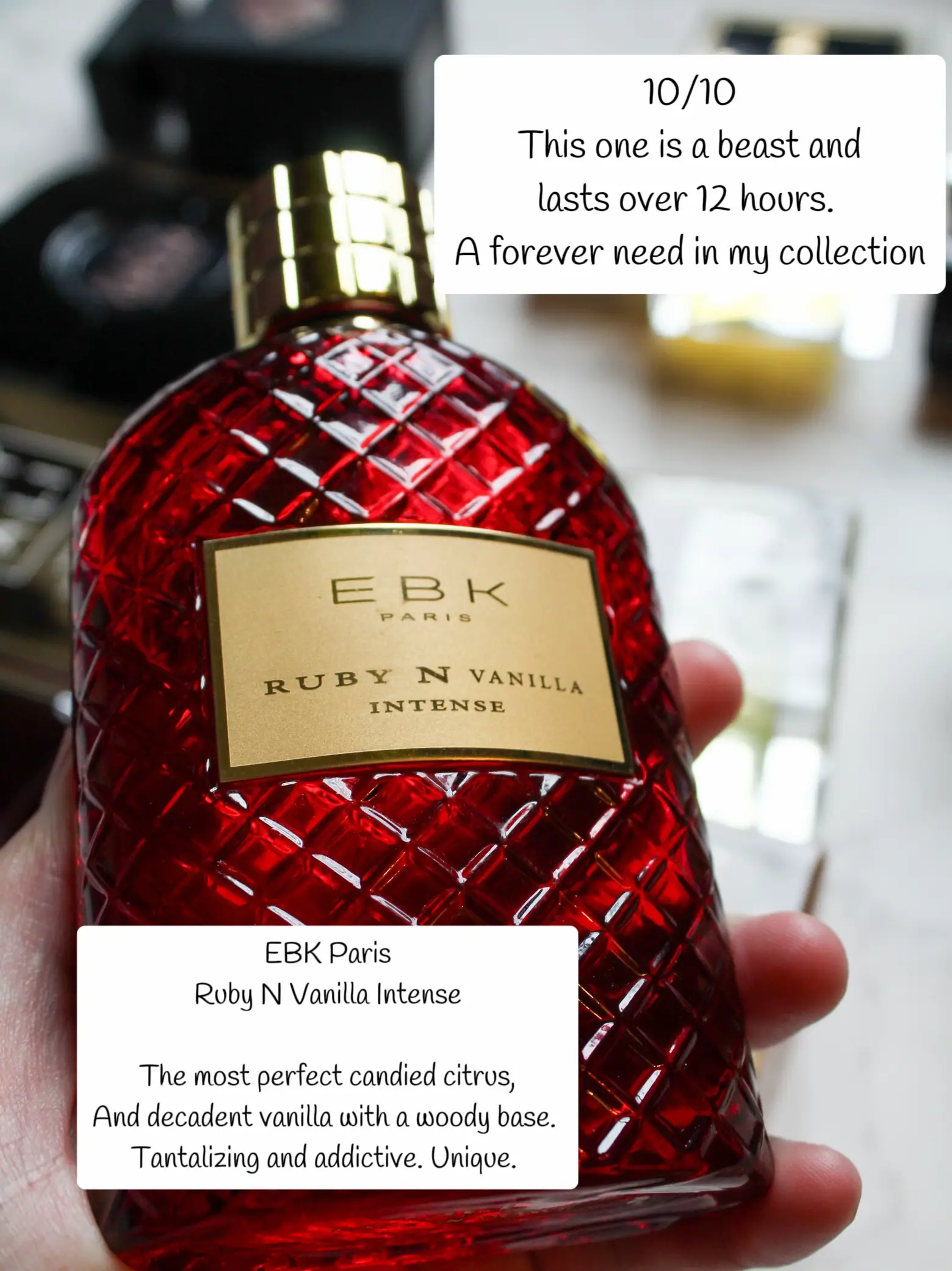 EBK Ruby n Vanilla Intense, 2024 Niche, 30ml