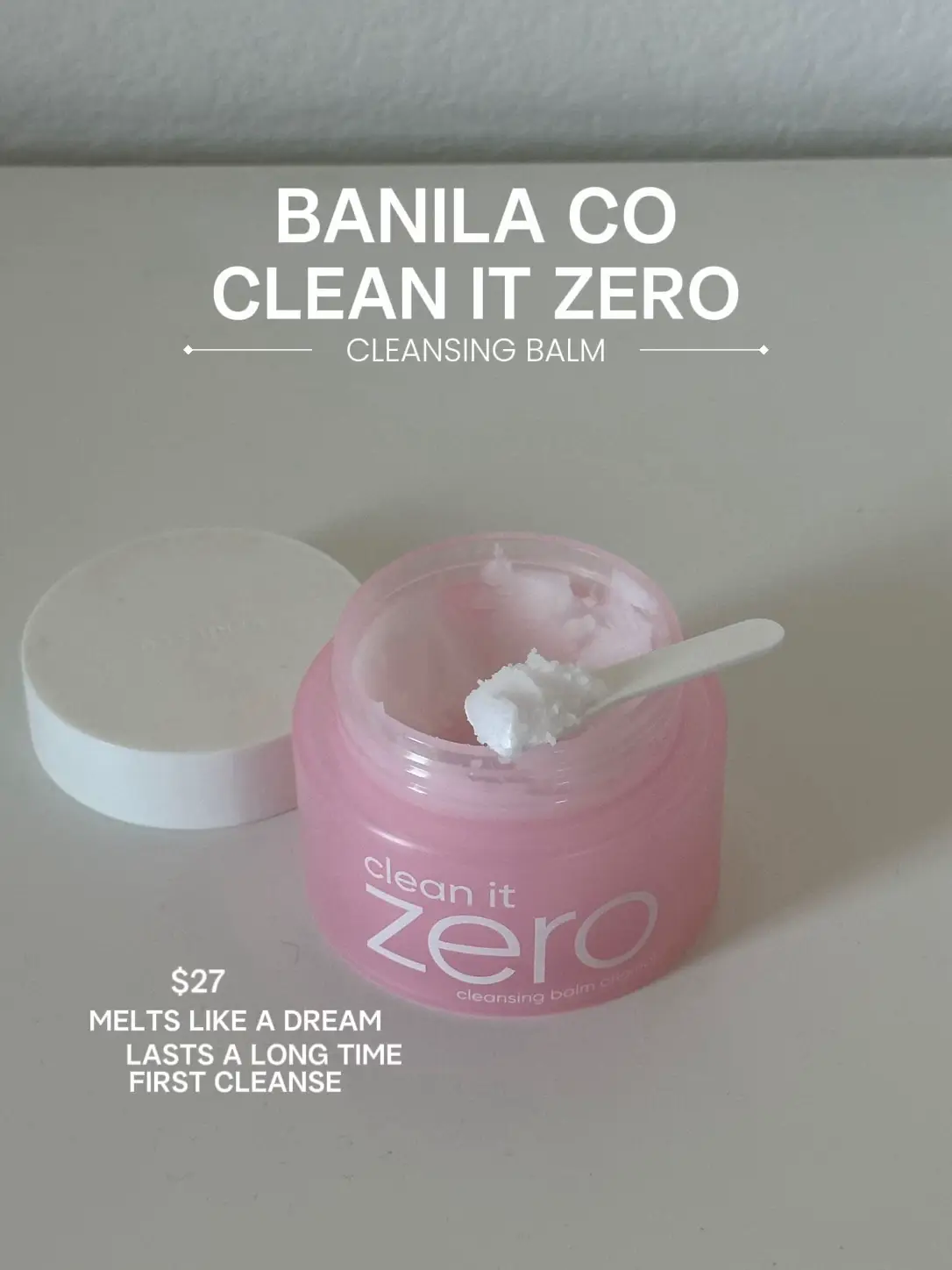 BANILLA CO Clean It Zero Cleansing Balm Nourishing – Blooming KOCO