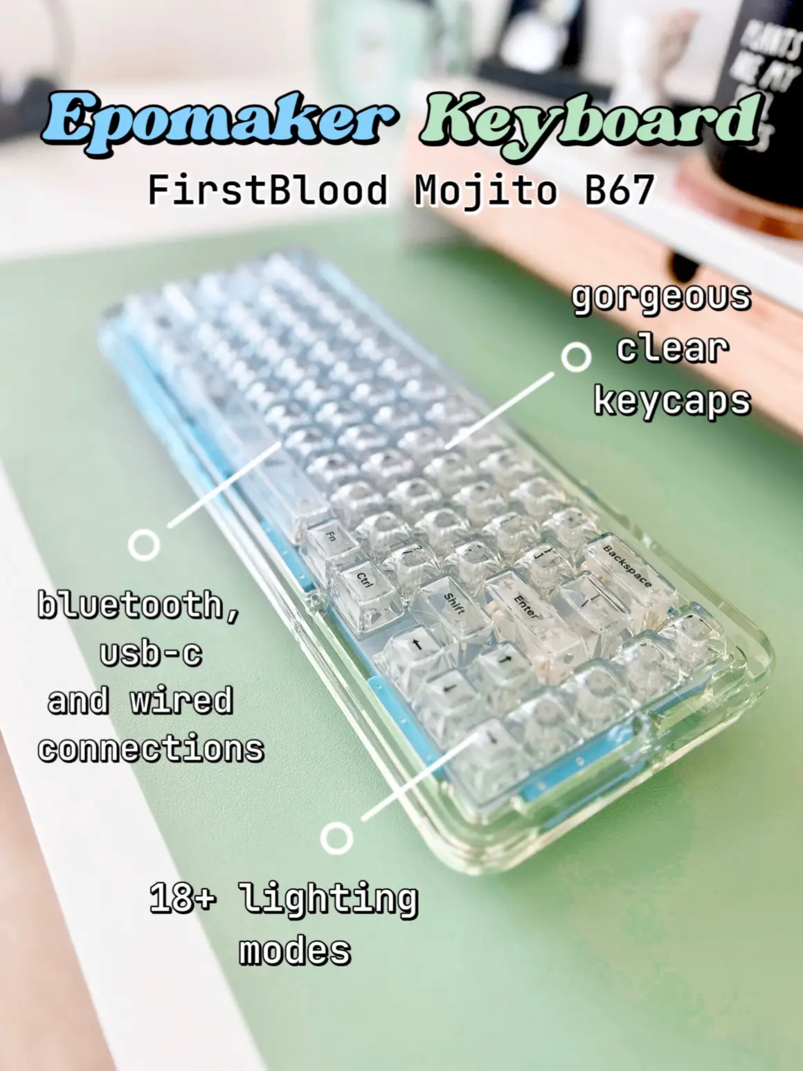 Epomaker FirstBlood Mojito B67 Keyboard Review