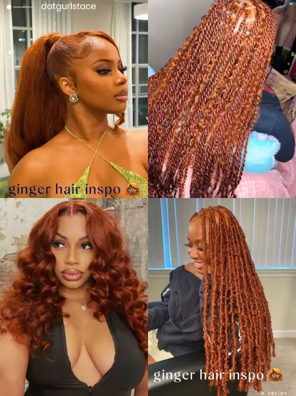 Bohemian Goddess Box Braids - $185  African braids hairstyles, Ginger hair  color, Fresh hair