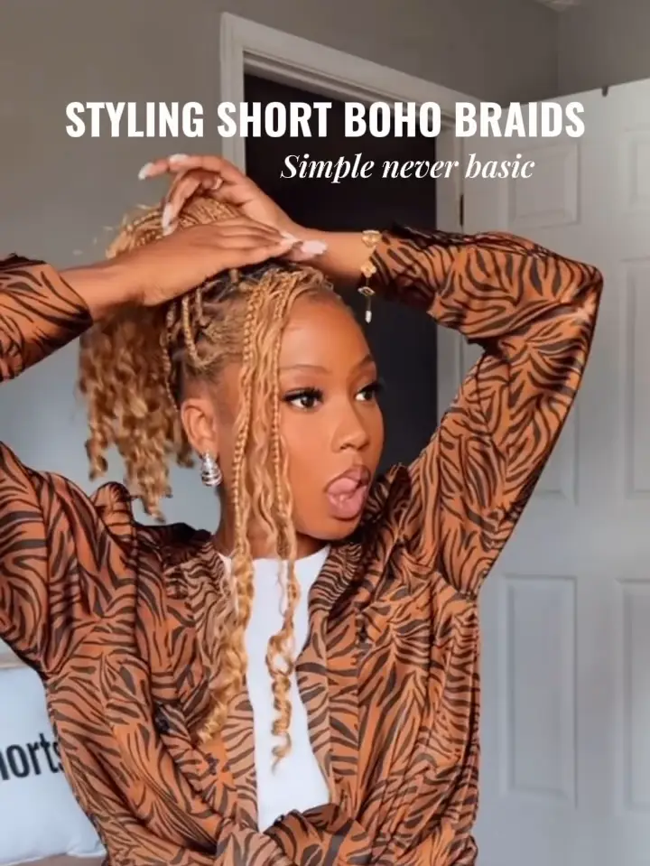 20 top Short Boho Braids Hairstyles ideas in 2024