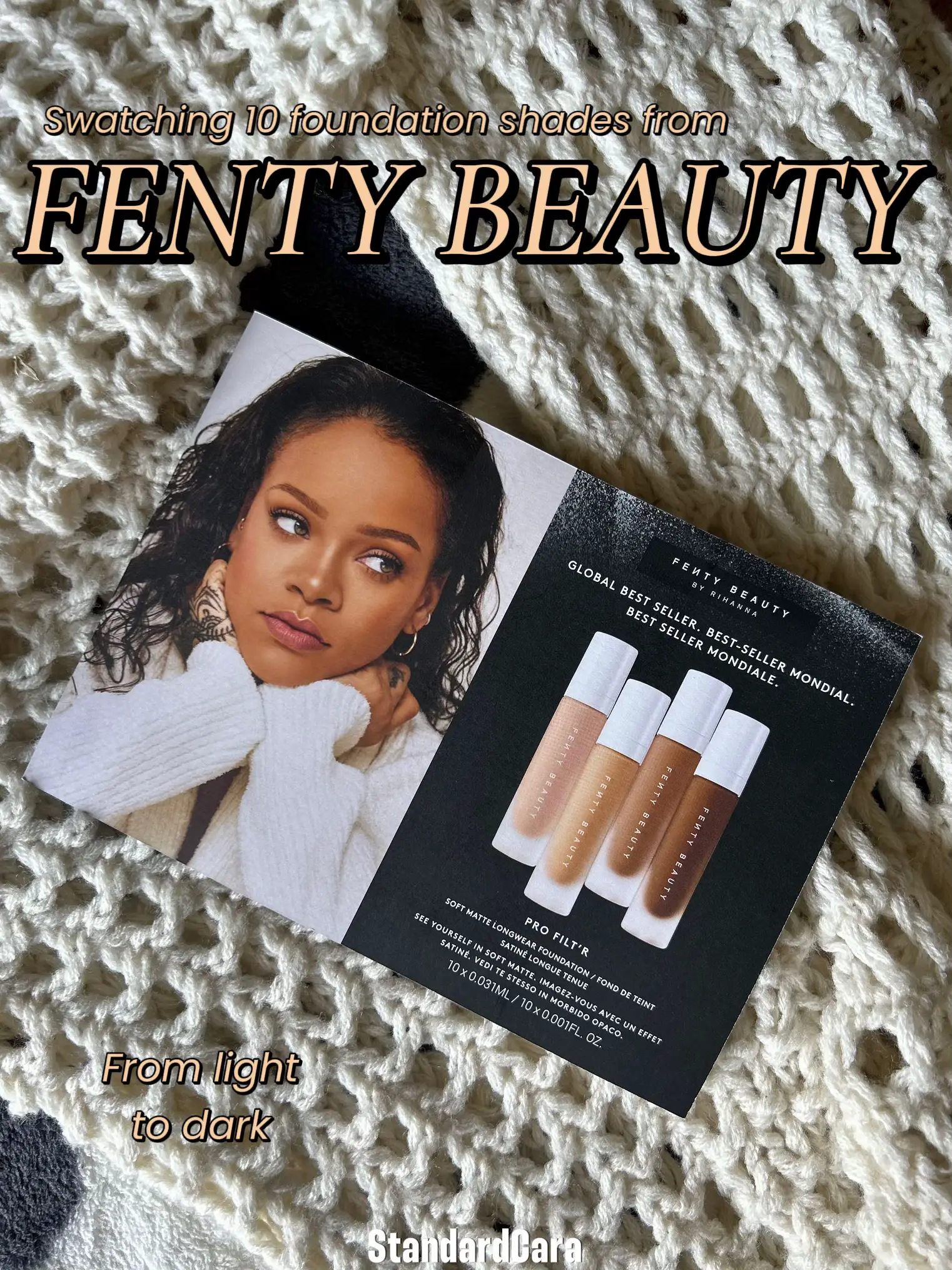Samantha Jane: Fenty Beauty Foundation Shade Comparisons