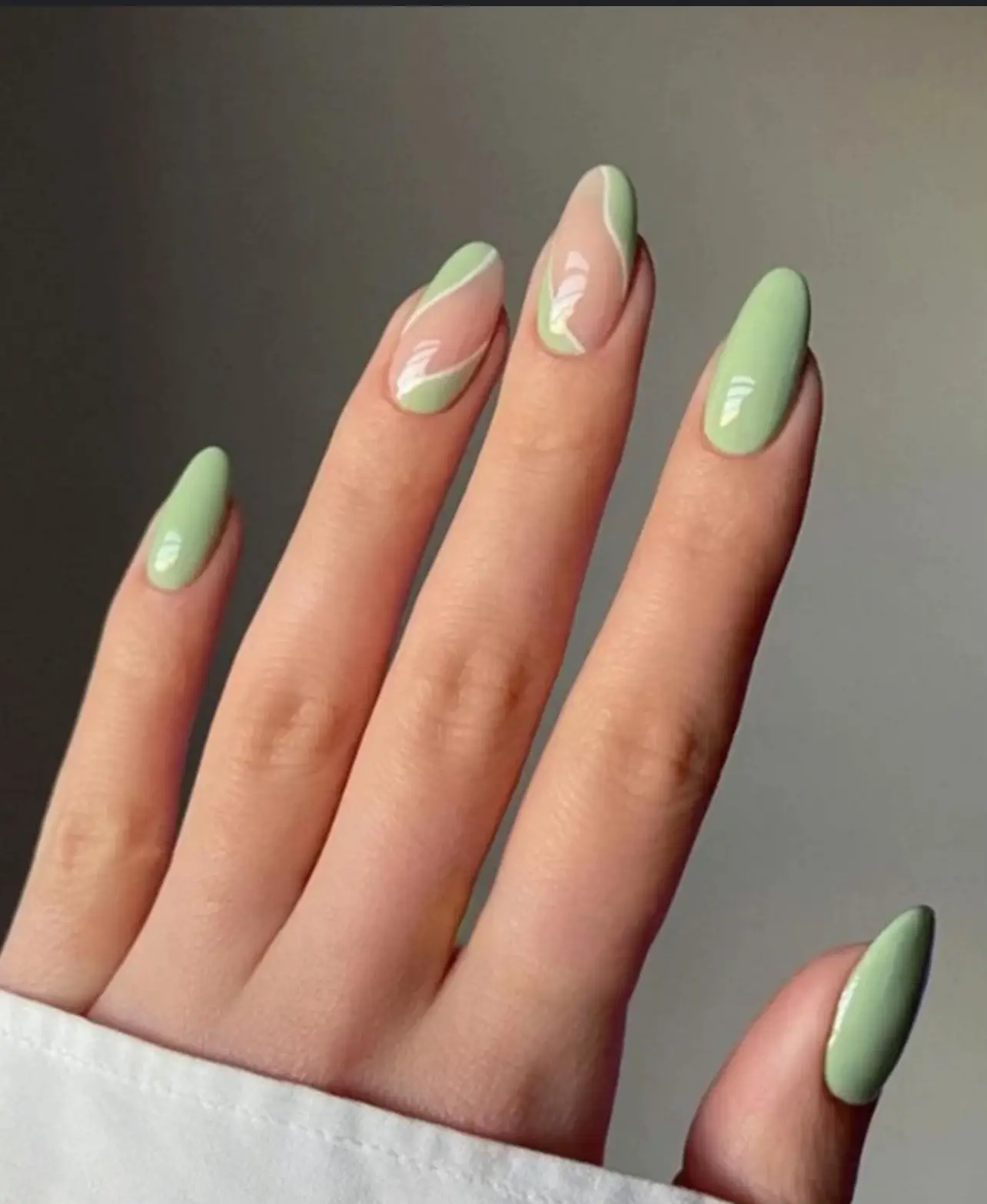 Sage green deals nails