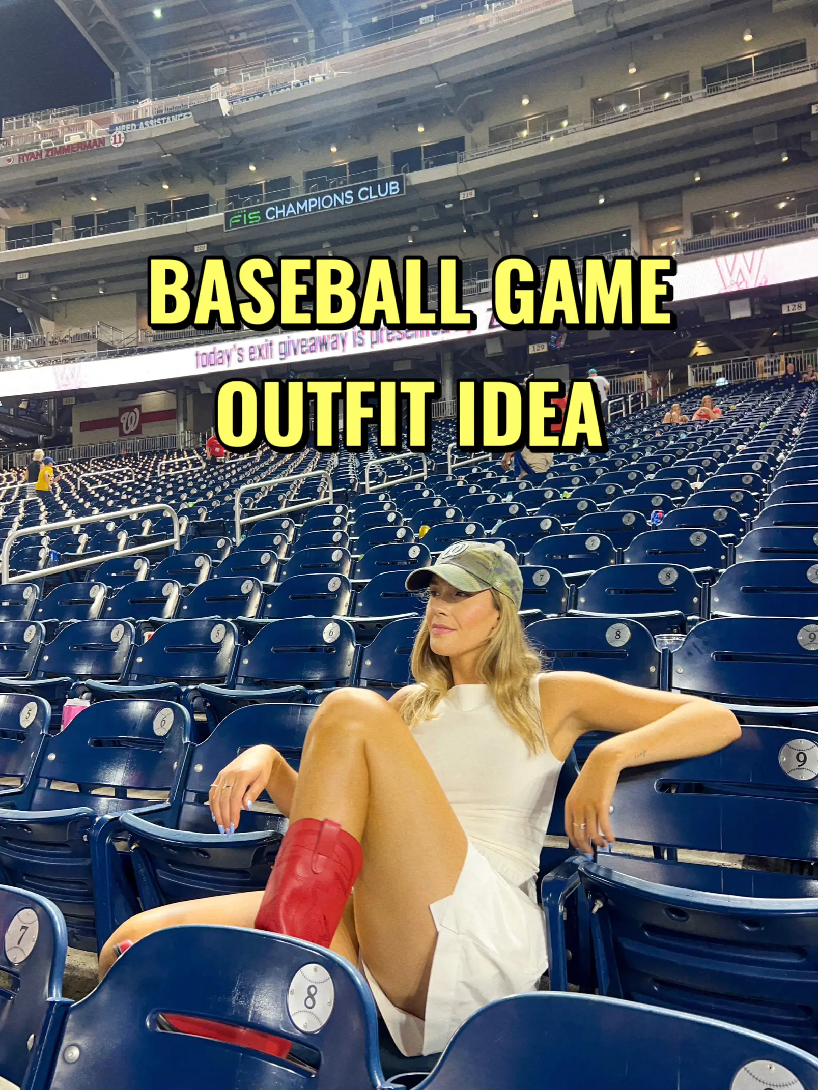 Styling A Baseball Jersey #baseballgameoutfit #baseballoutfit