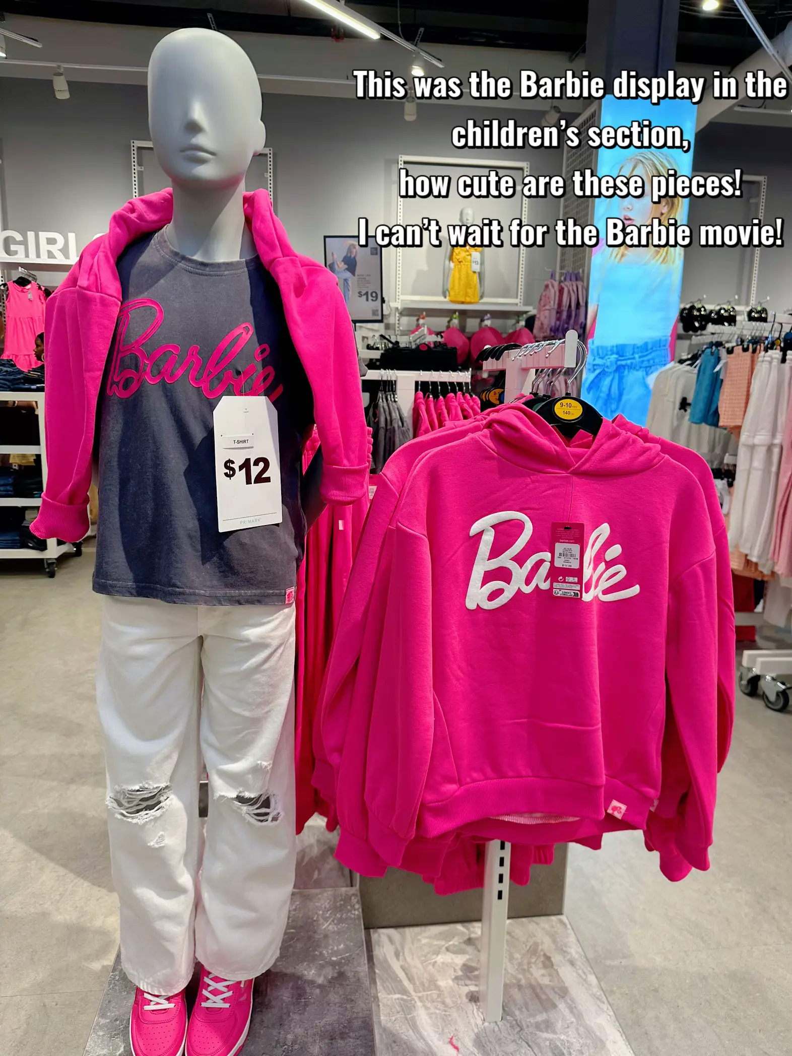 Ladies Women’s Primark Barbie Movie Cami Pyjamas Shorts Size XL 18-20 PJ’s  Socks