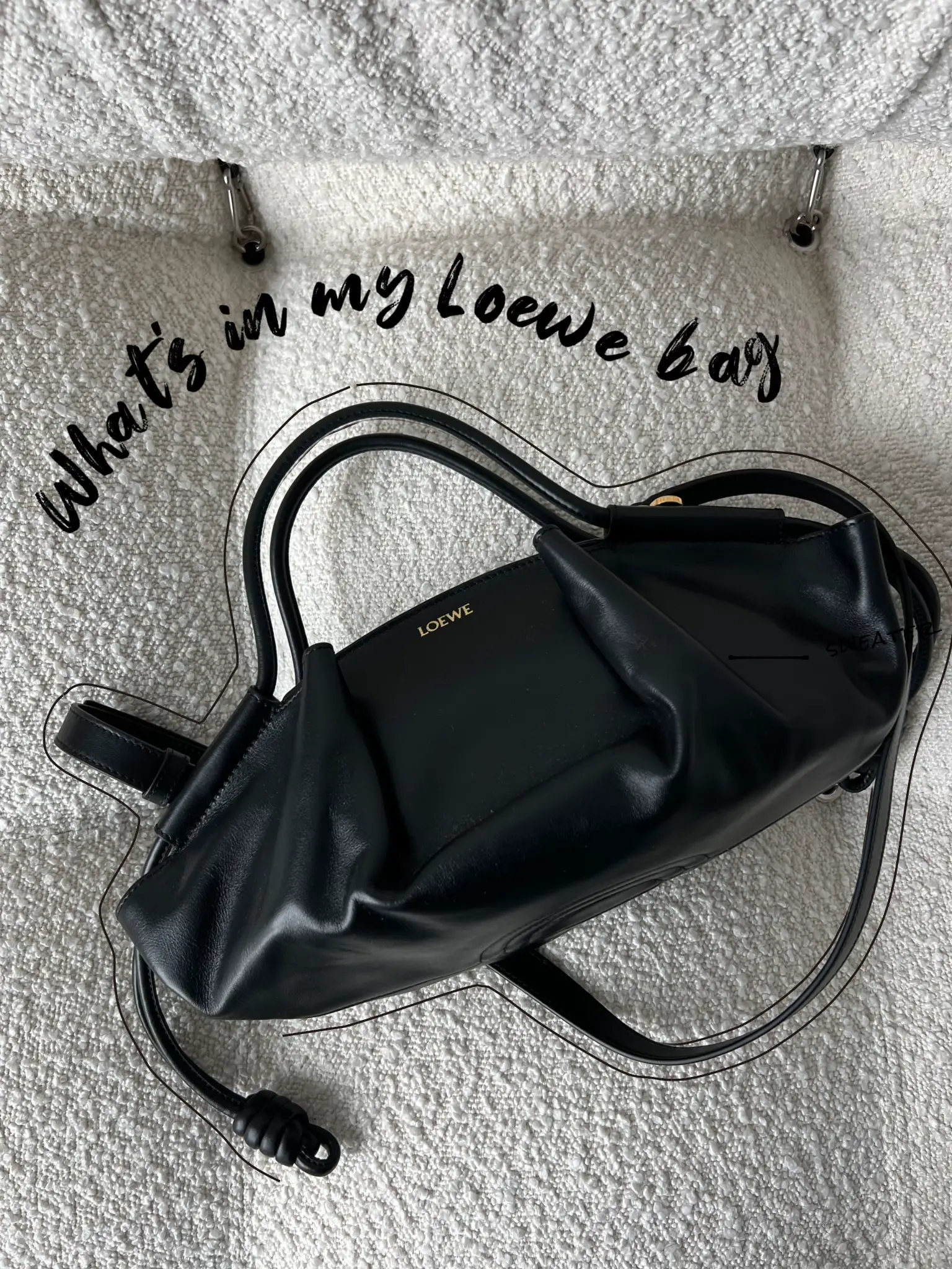 What I carry in my Loewe Puzzle bag . Size Small #loewebag