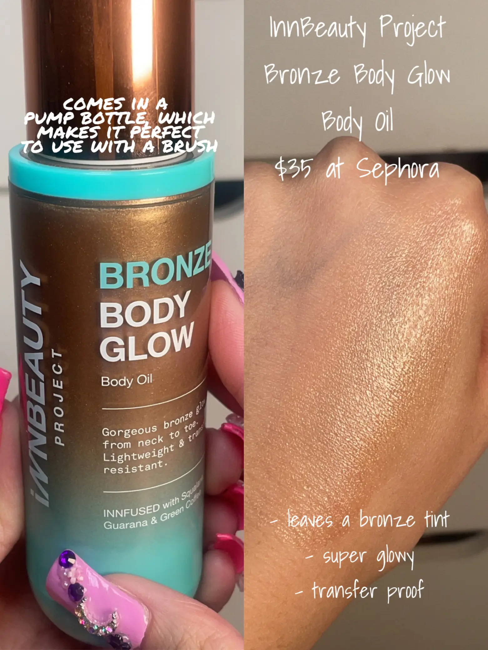 Bronze Body Glow Body Oil – INNBEAUTY PROJECT