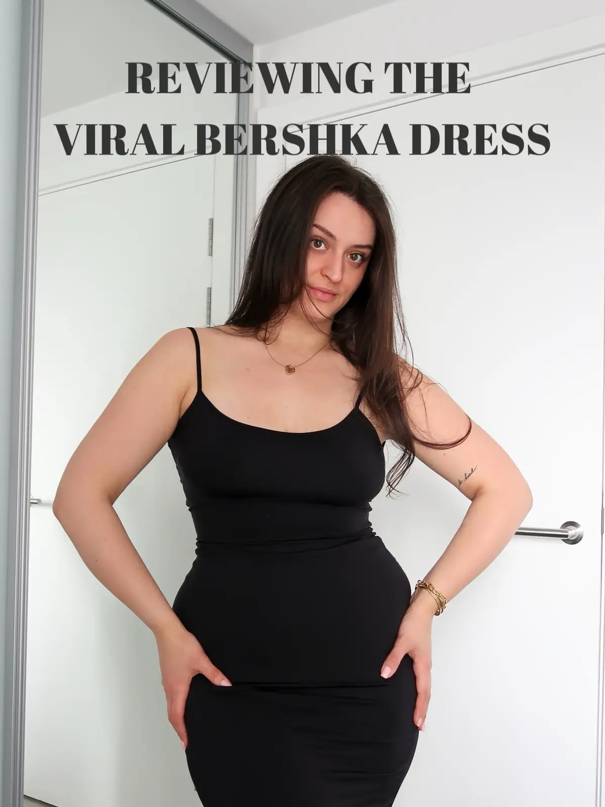 bershka skims dress size s｜TikTok Search