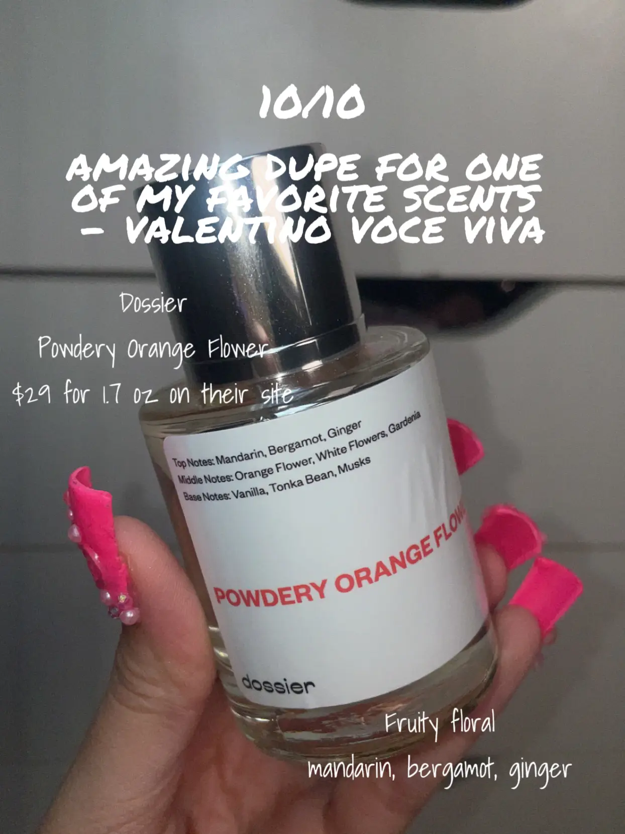 Inspired by Valentino's Voce Viva - Woman Perfume - Powdery Orange Flower - Black Friday