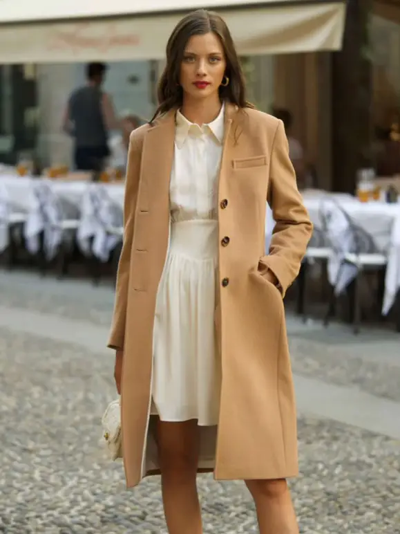 High quality wool outlet coat