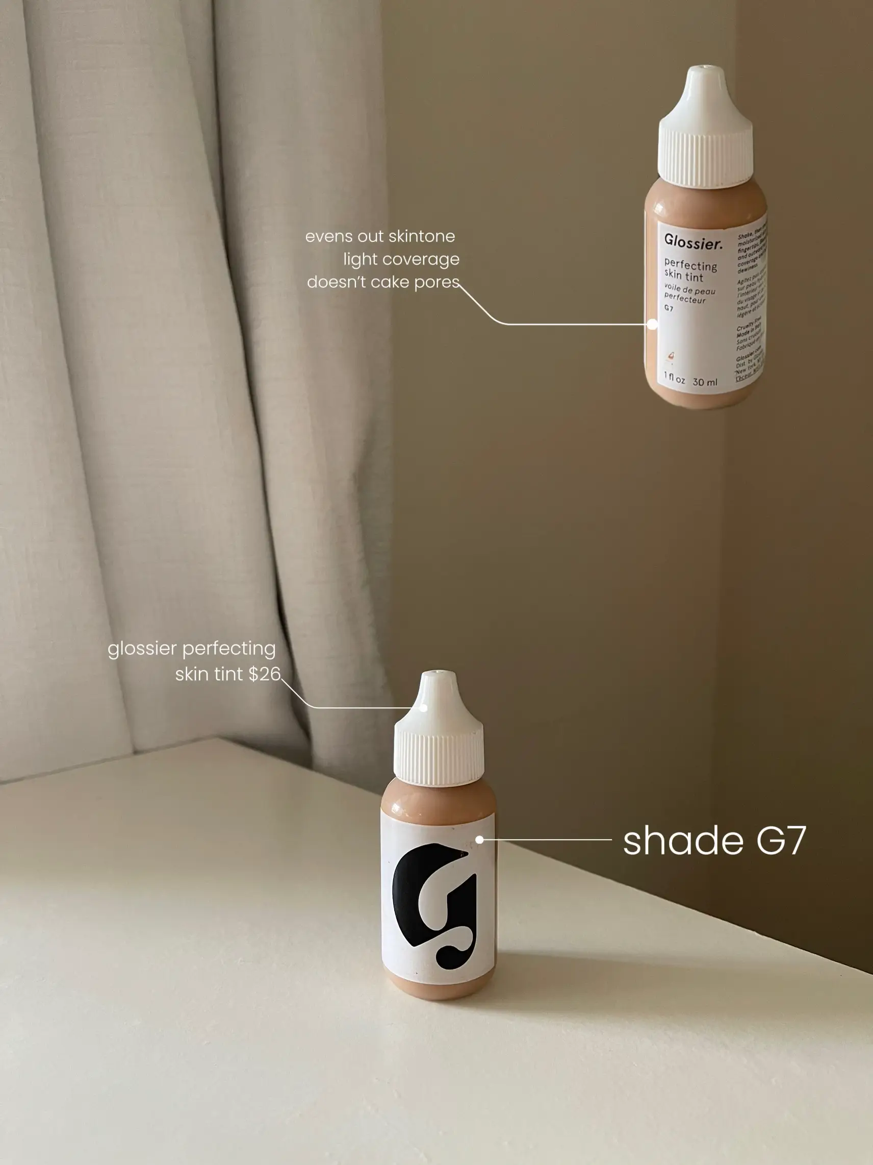 Perfecting Skin Tint for Dewy Sheer Coverage GLOSSIER