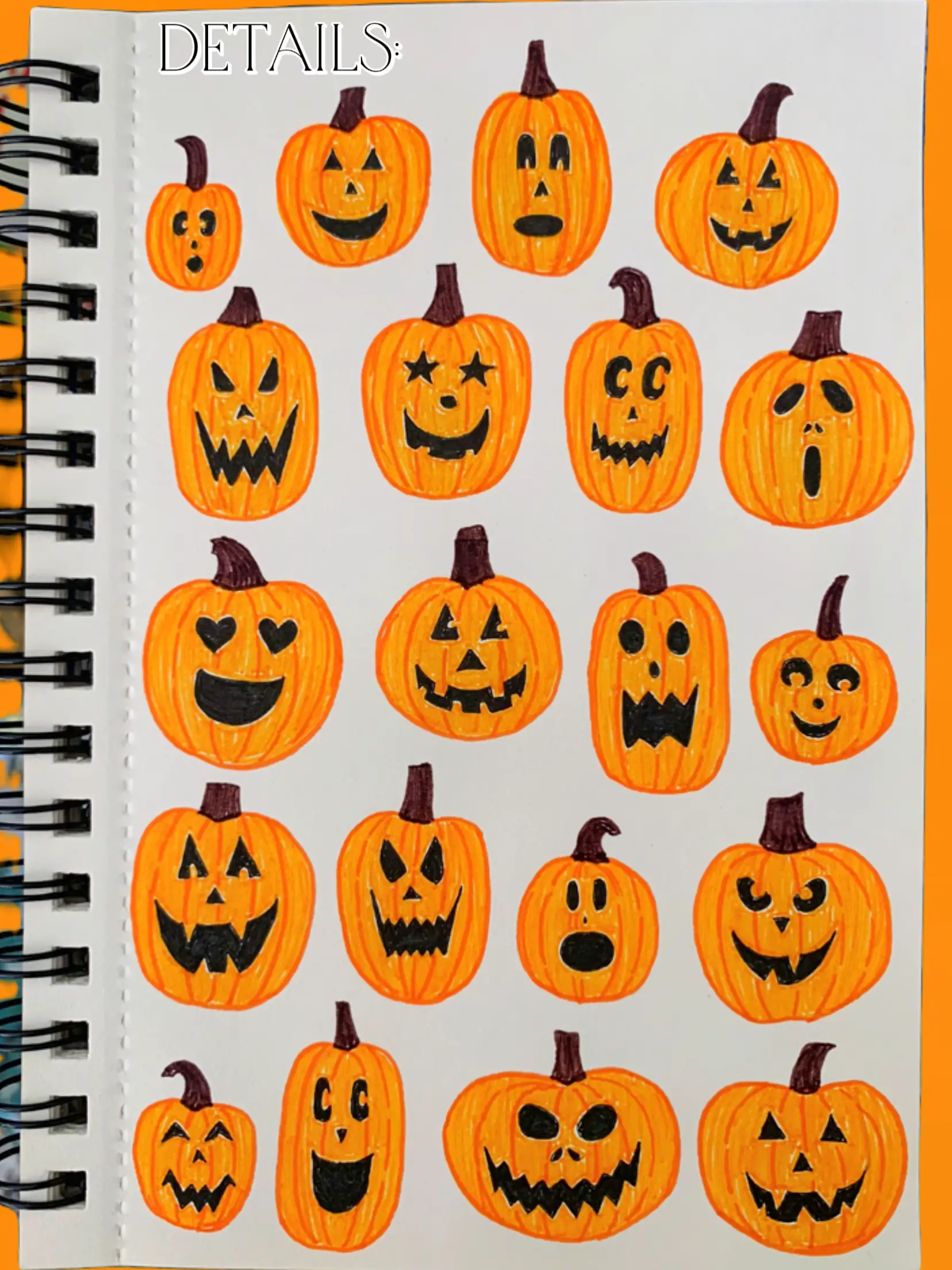 Fall Notebooks: Watercolor Pumpkin Cute Fall Notebook for Women: Aesthetic  Stationery, Febus Art: : Books