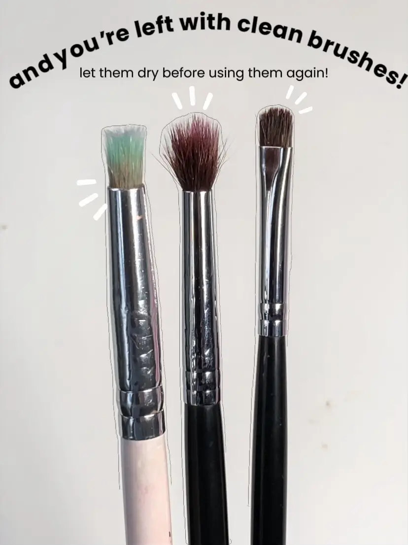 BRUSH CLEANING HACK Gallery posted by Brooke Noel Lemon8
