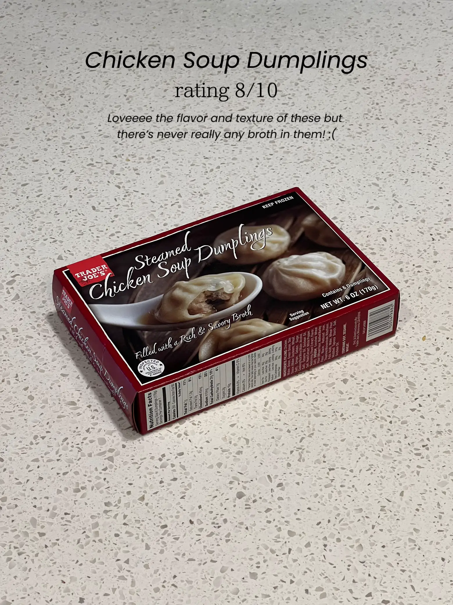 Exploring Trader Joe's: Trader Joe's Steamed Chicken Soup Dumplings