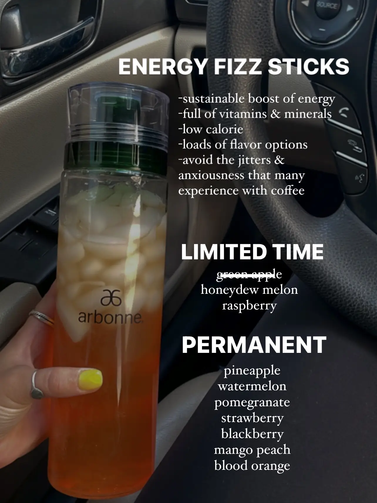 EnergyFizz Ginseng Fizz Sticks - Blood Orange Flavor, Shop-All/Nutrition/Energy