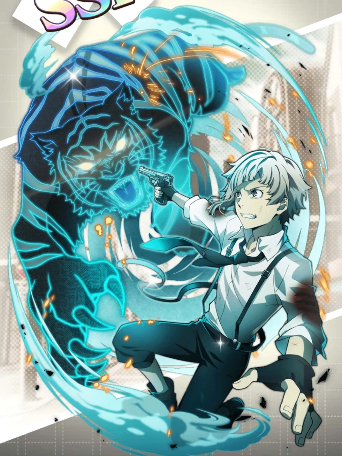 パタパタメモ　文豪ストレイドッグス　文スト　フョードル　坂口安吾　太宰治 文スト」猫と戯れる太宰治、織田作之助、坂口安吾がキュート