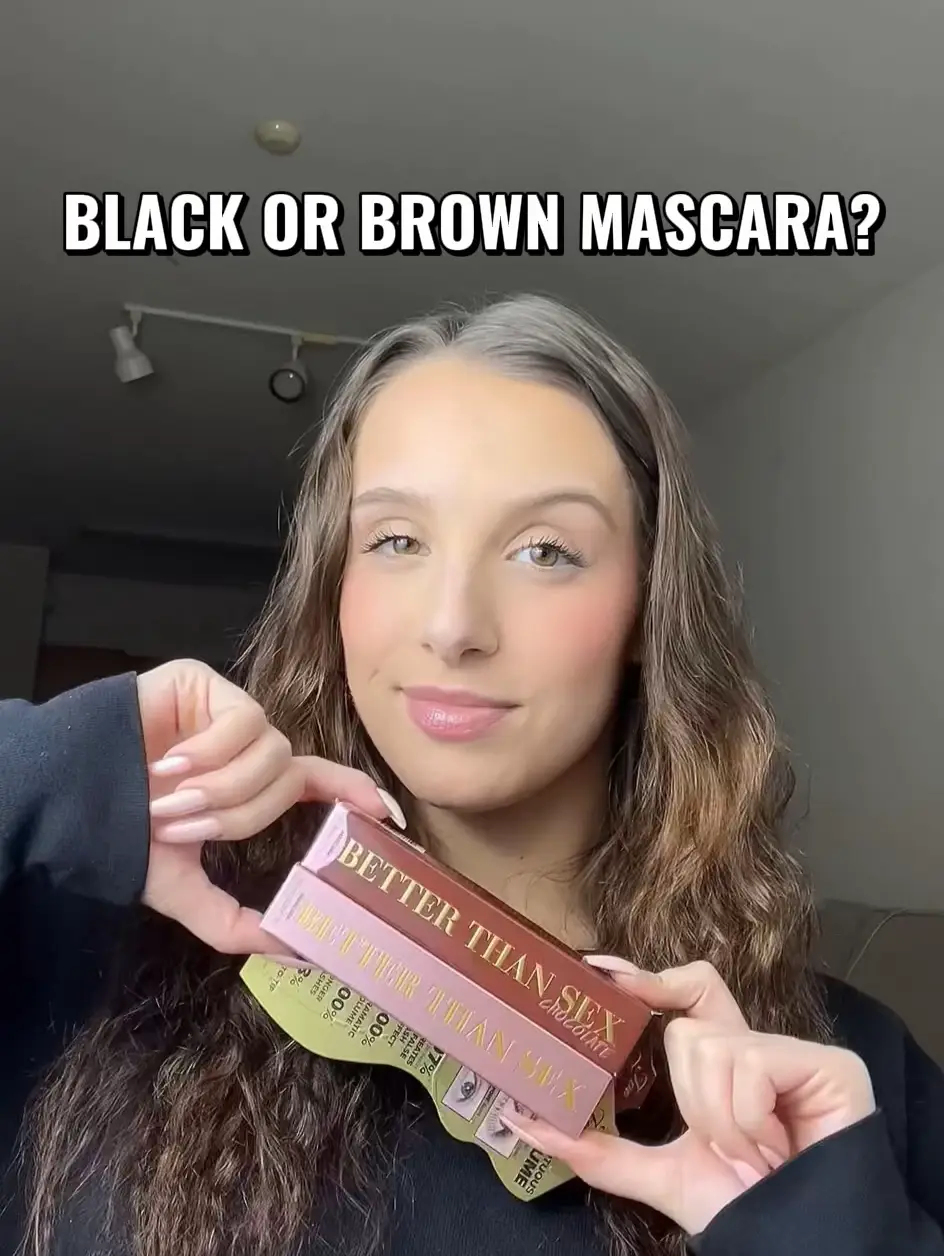 BLACK OR BROWN MASCARA?🖤👀🤎