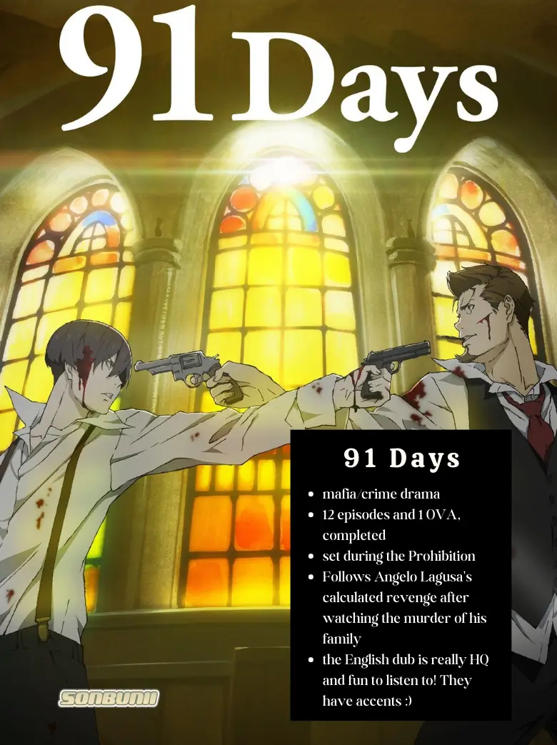 Anime 91 days dvd cover