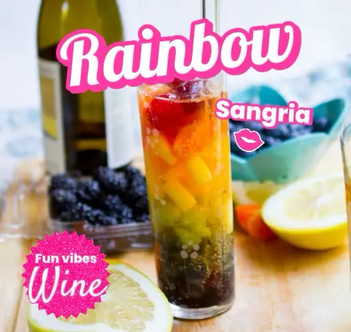 Rainbow Sangria Pitcher Cocktail Recipe