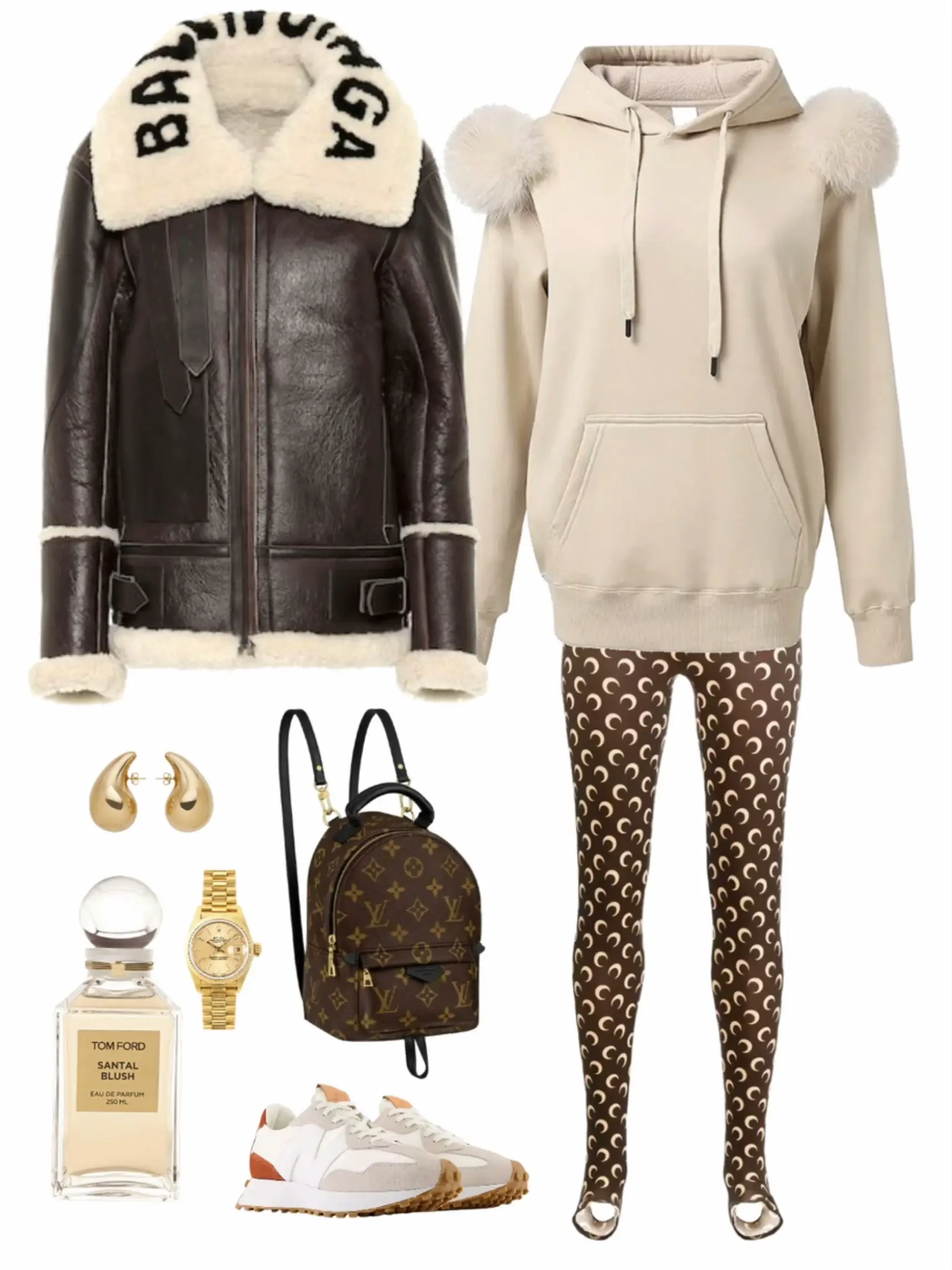 pinterest @kyliieee, louis vuitton mini palm springs backpack outfit, best luxury gift ideas oo…