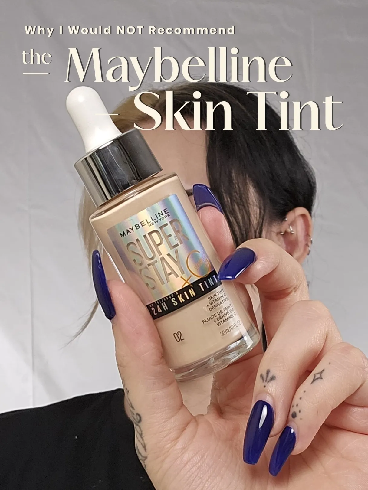 MAYBELLINE SUPER STAY 24H SKIN TINT + VITAMIN C ON Brown ￼SKIN #newmakeup # skintint #maybelline 