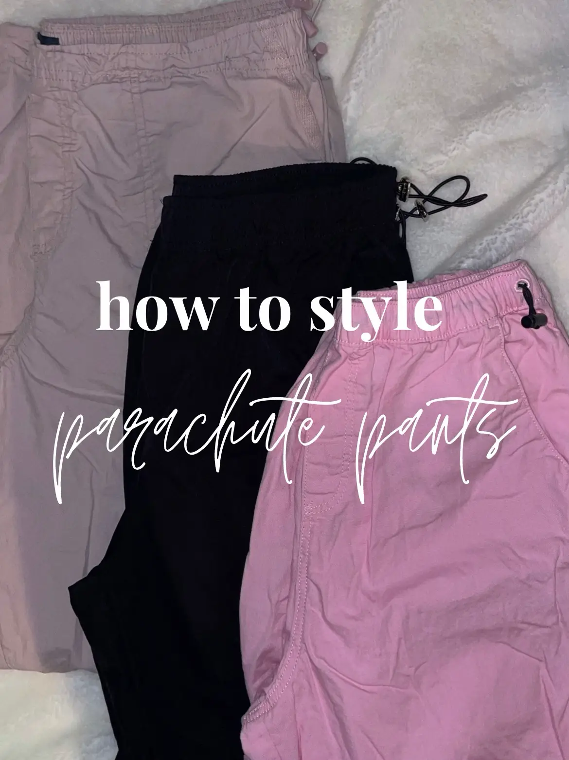 Pink Parachute Pants – Gold Hinge