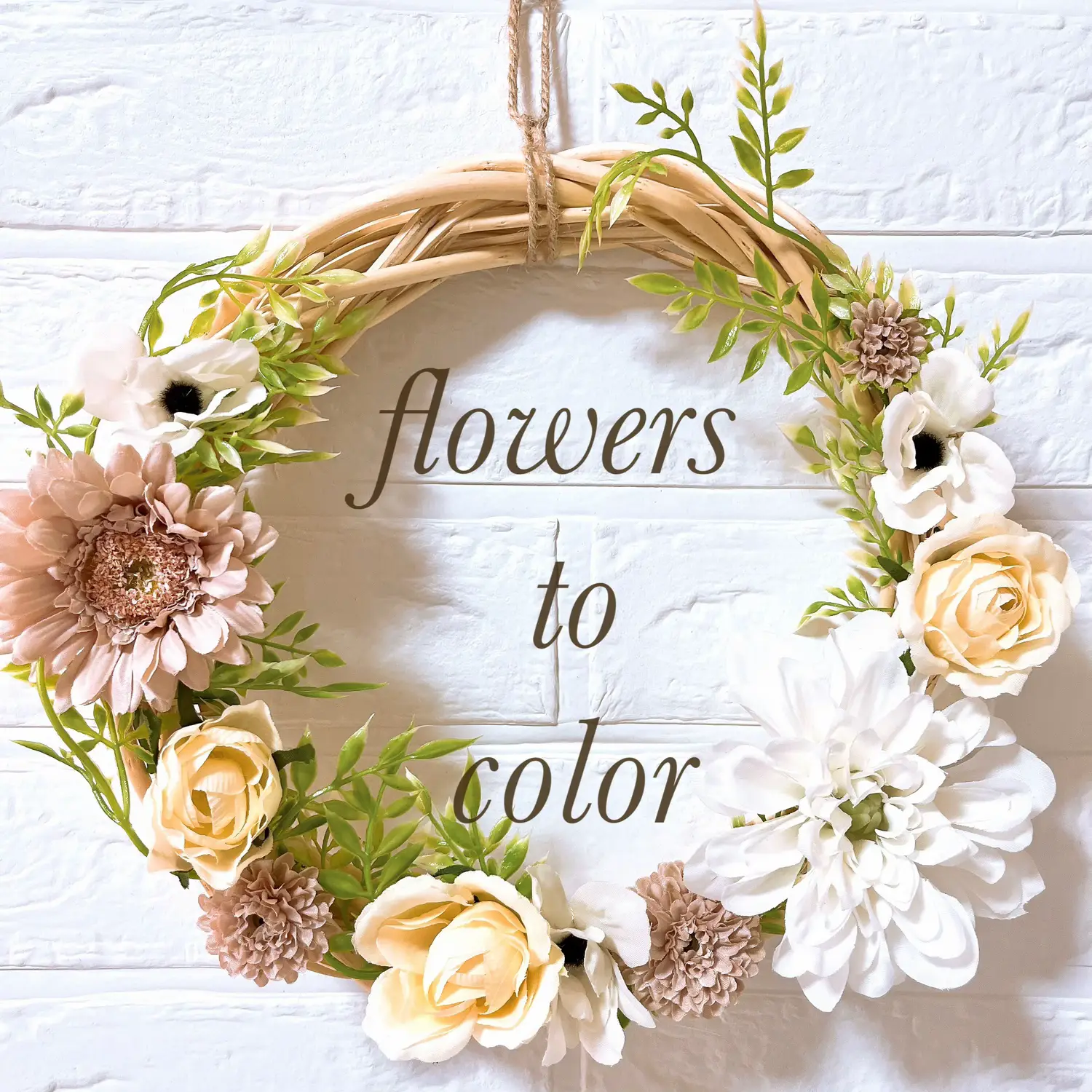 向日葵と小花達の夏リース❣️ 造花 玄関 フラワーリース 黄色リース