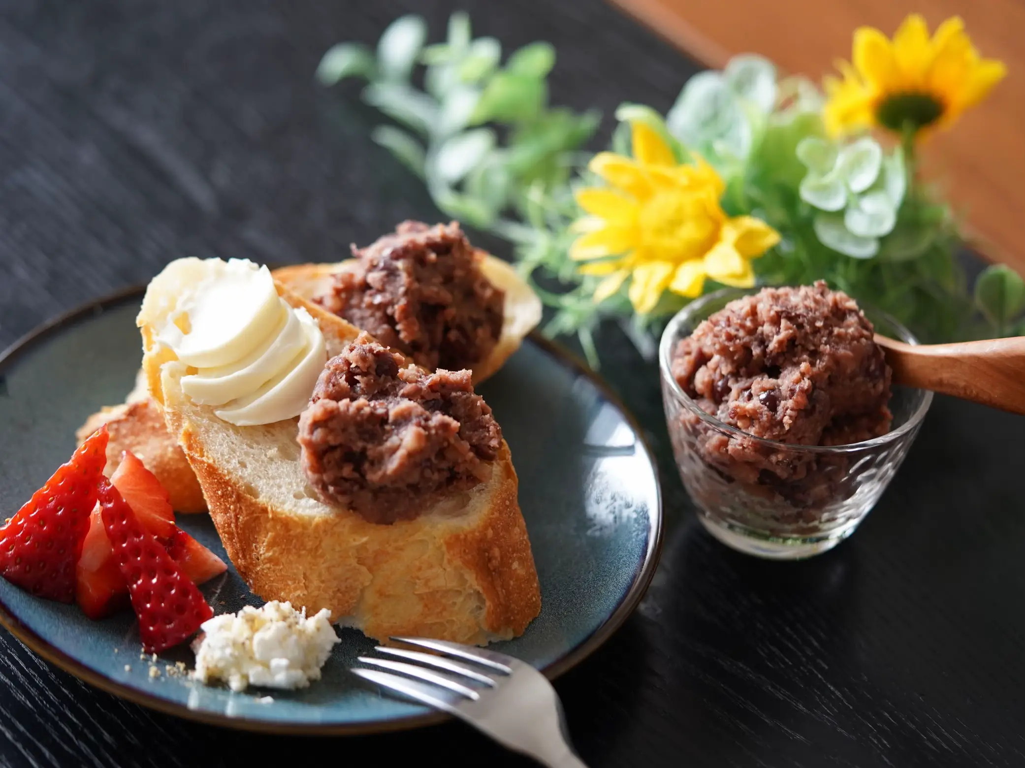 発酵あんこのカフェ風プレート?✨ | Chico.┊発酵食ママの日々が投稿 