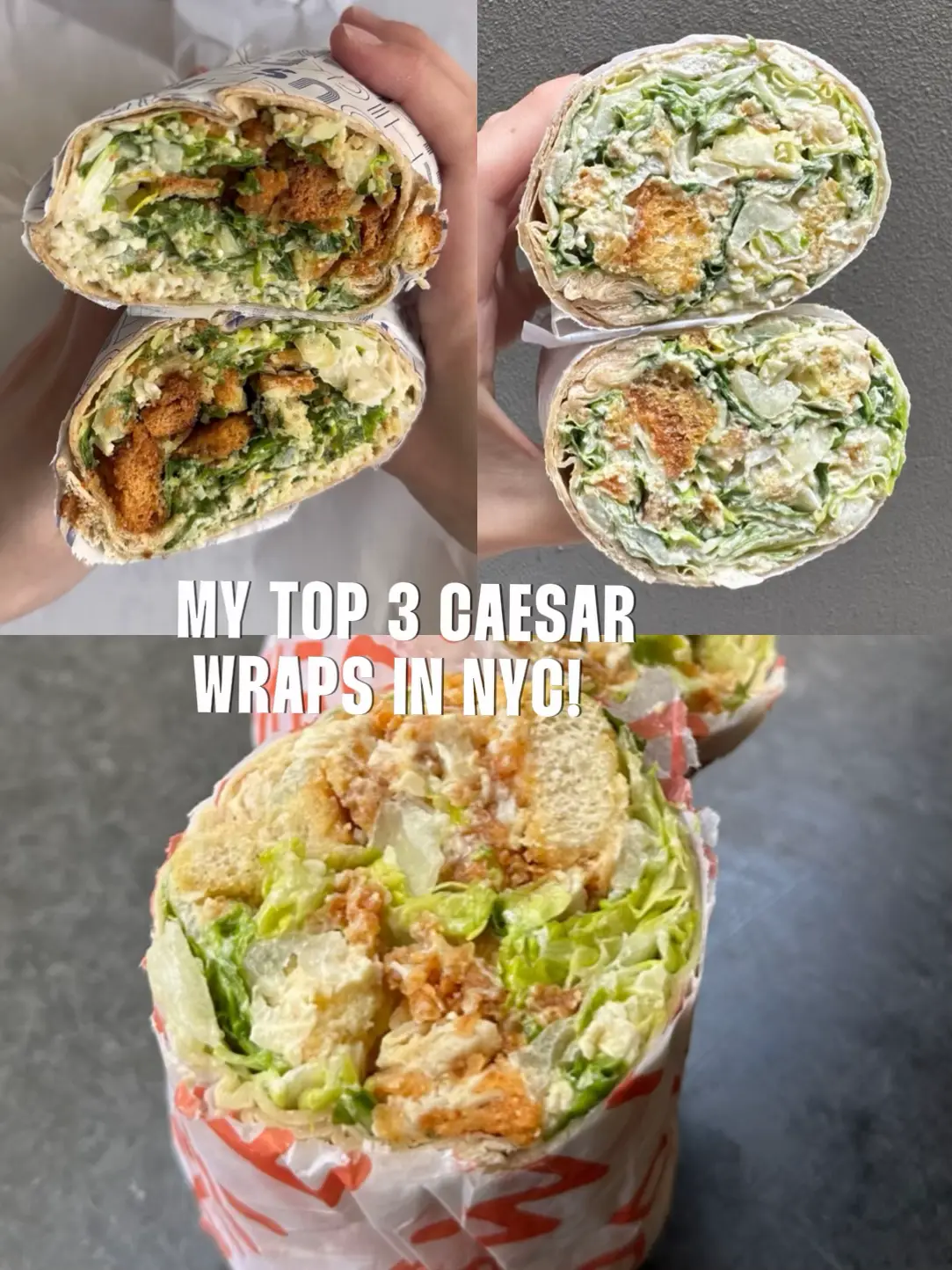 My Top 3 Caesar Wraps in NYC's images