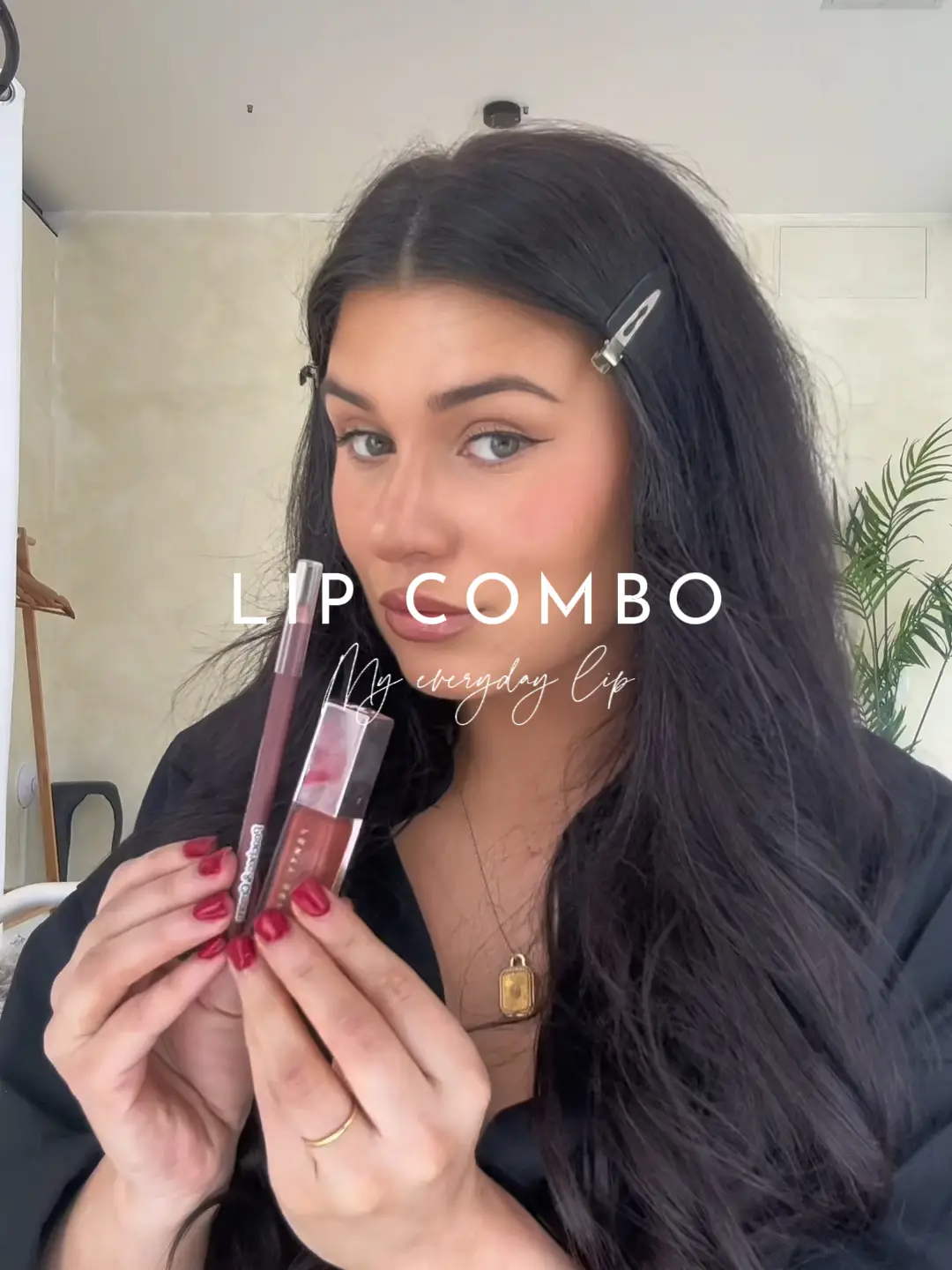 Me 🤝 this lip combo. 🫦, Video published by Em